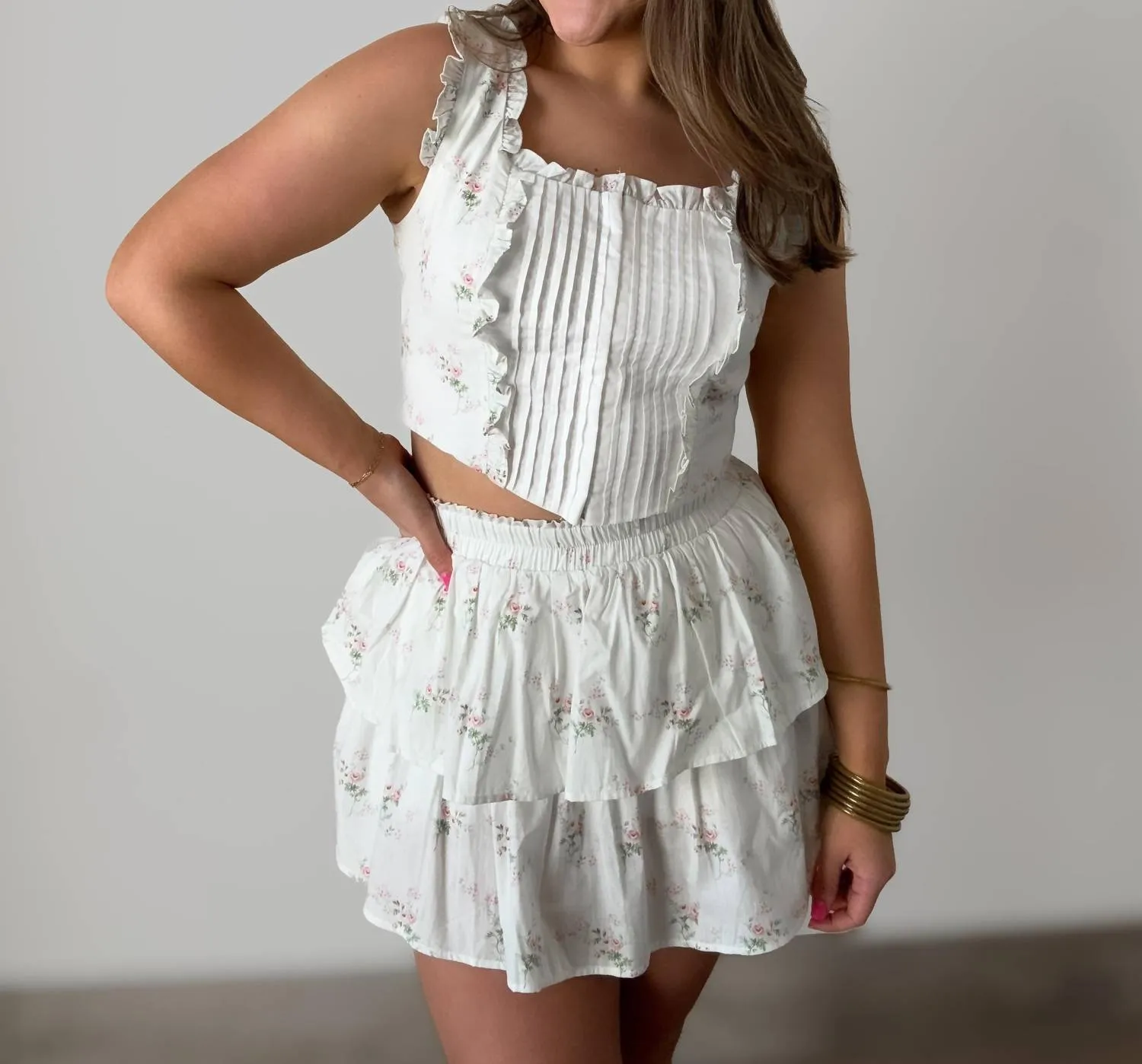 New Haven Top In White
