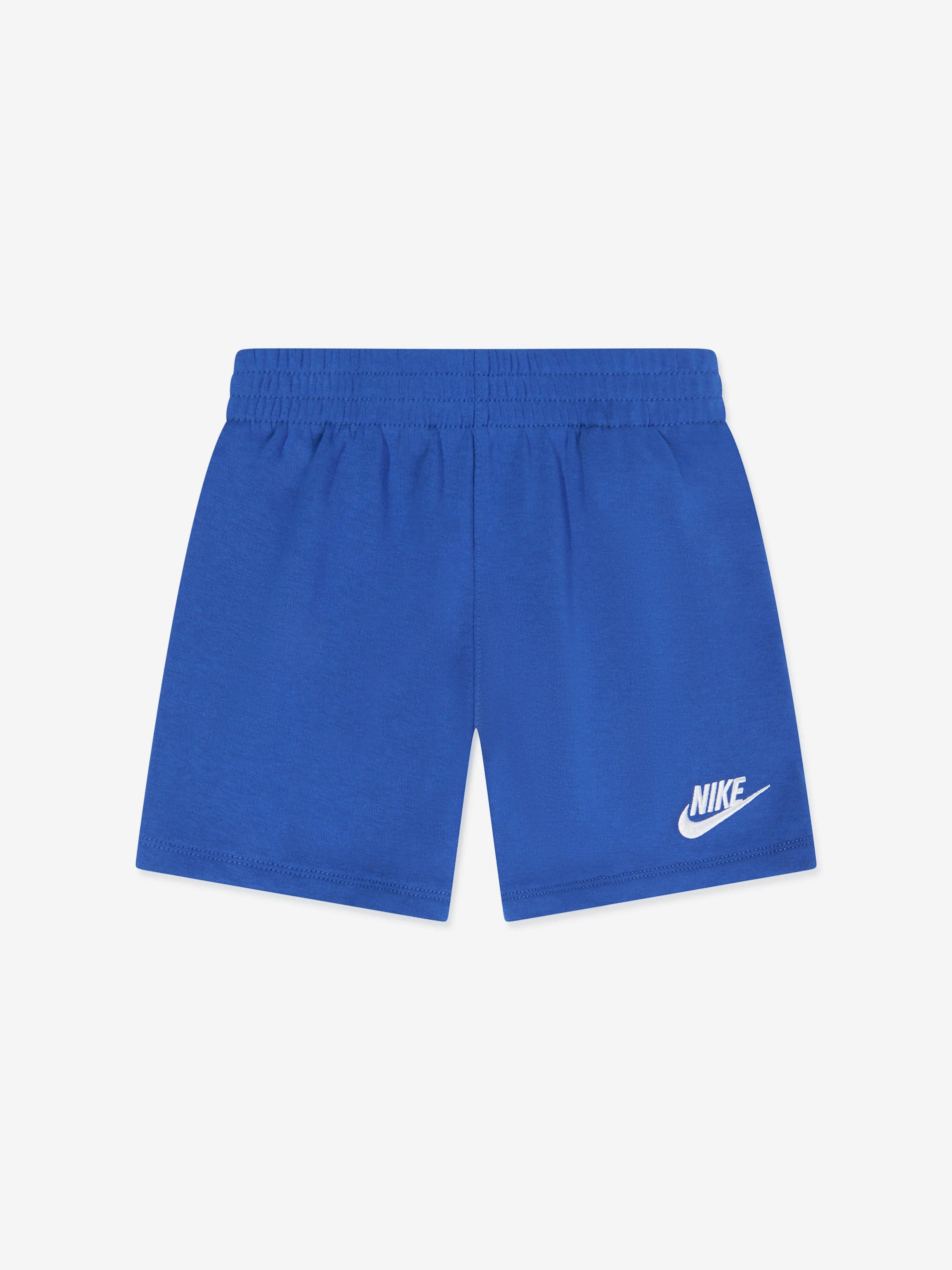 Nike Kids Club LBR Knit Short Set in Blue