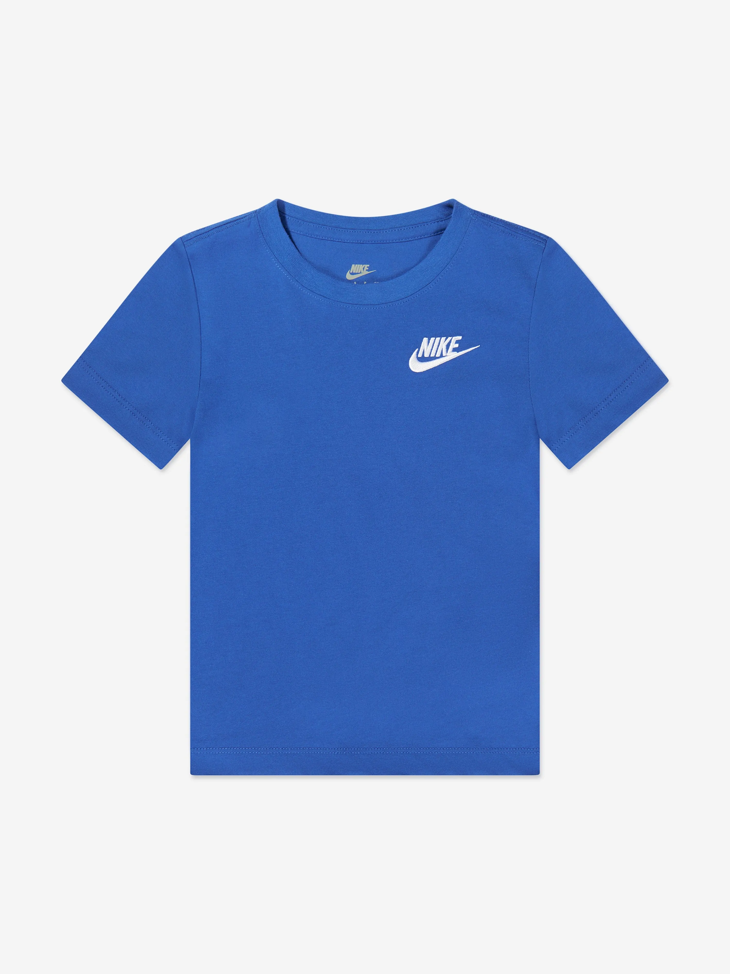 Nike Kids Club LBR Knit Short Set in Blue