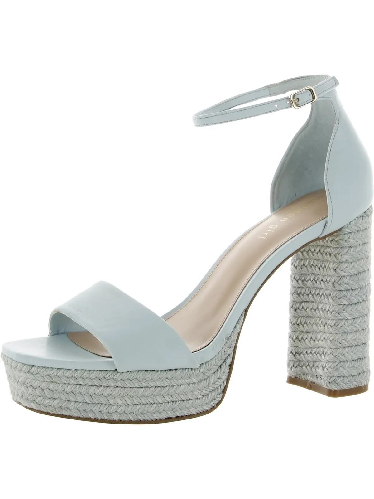 Omega Womens Patent Leather Ankle Strap Heels