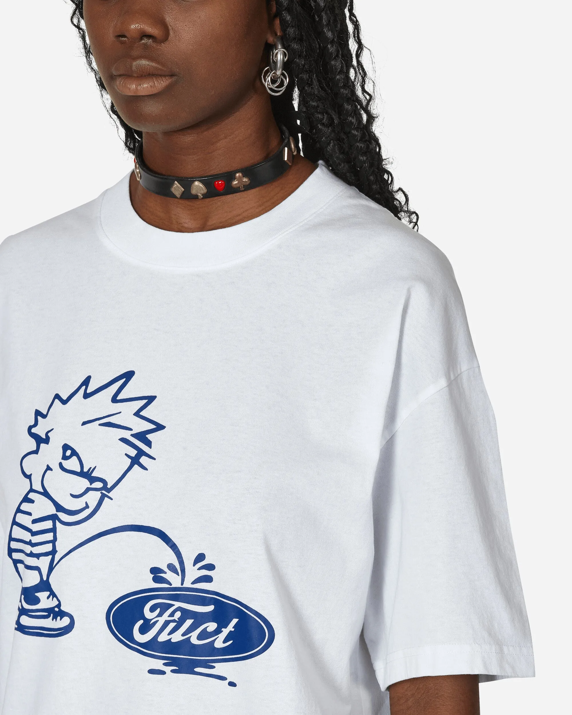 Oval Pee Boy T-Shirt White
