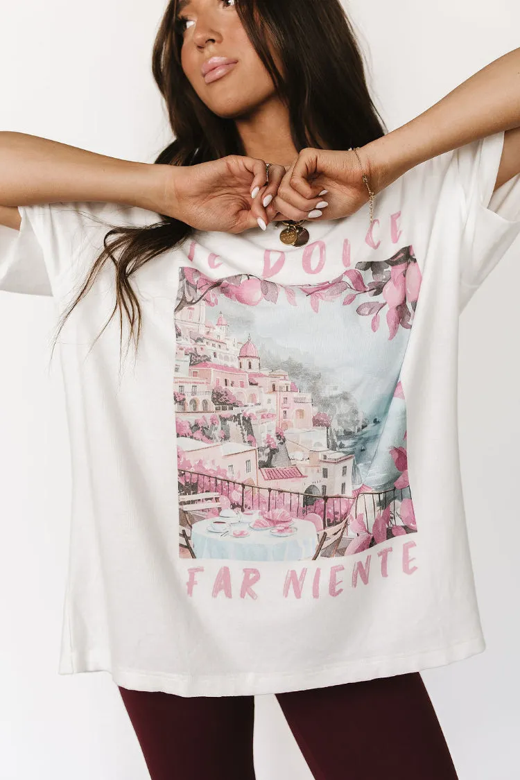 Oversized Tee - A Simple Life