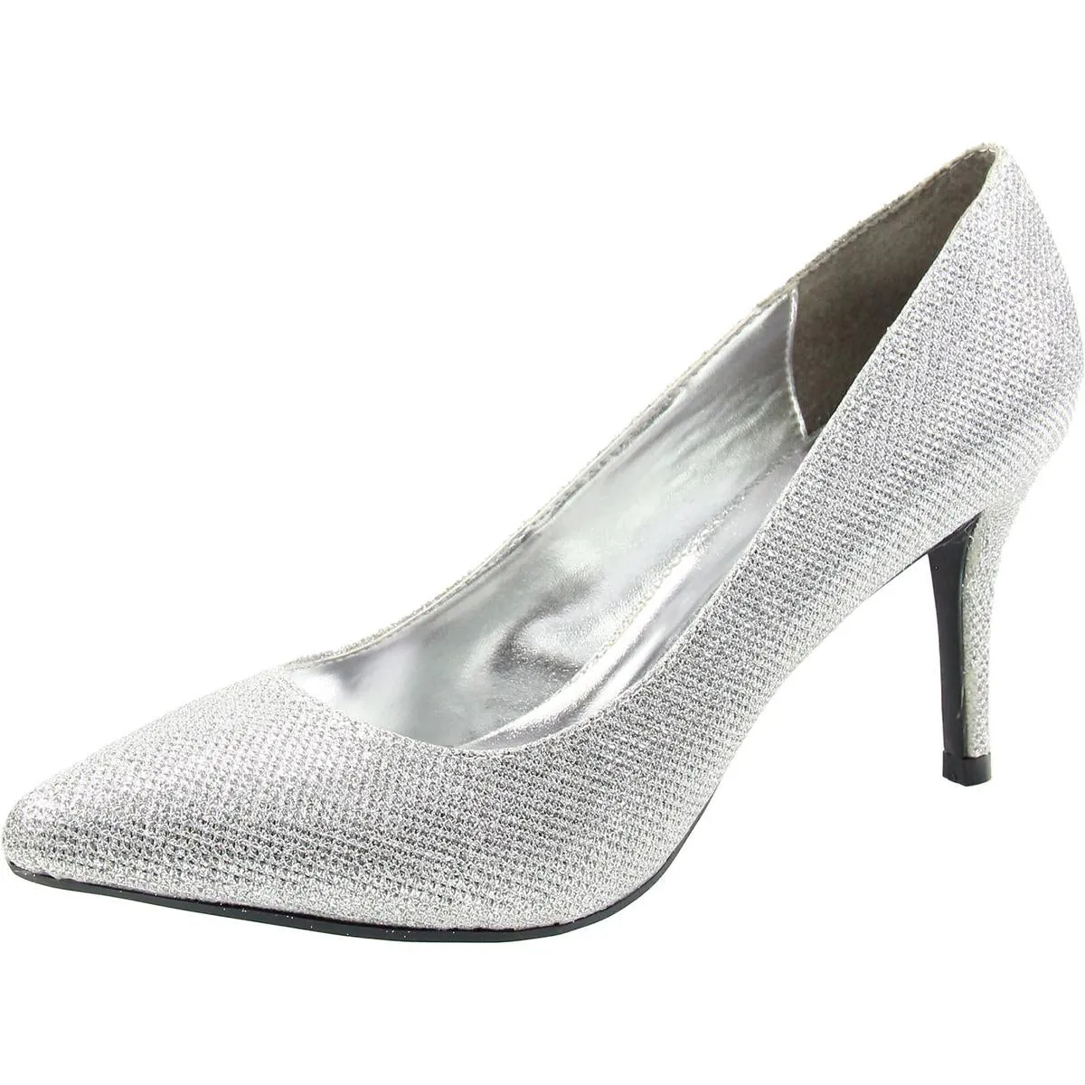 Owanda Womens Faux Leather Dress Heels