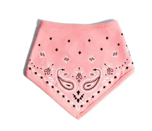 Pink Bandana Bib
