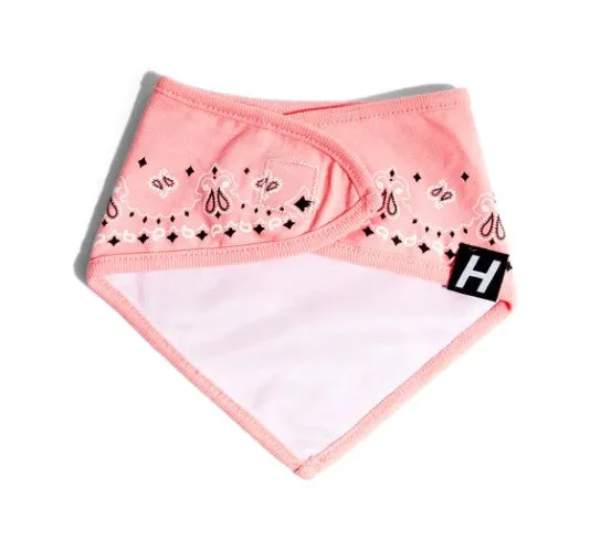 Pink Bandana Bib