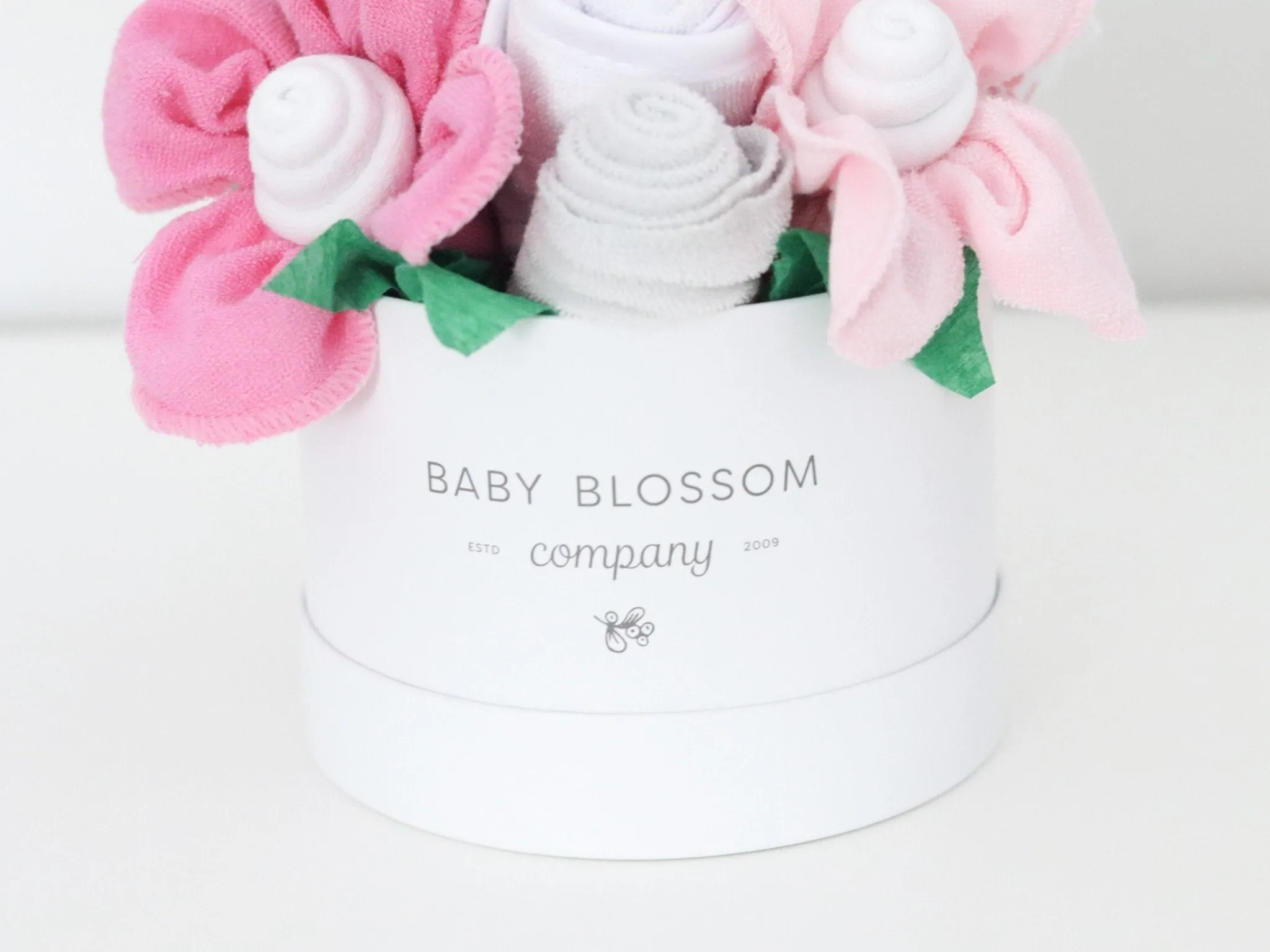 Pink Hatbox Bouquet - Petite Babykids_Baby-Blossom-Company