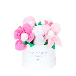 Pink Hatbox Bouquet - Petite Babykids_Baby-Blossom-Company