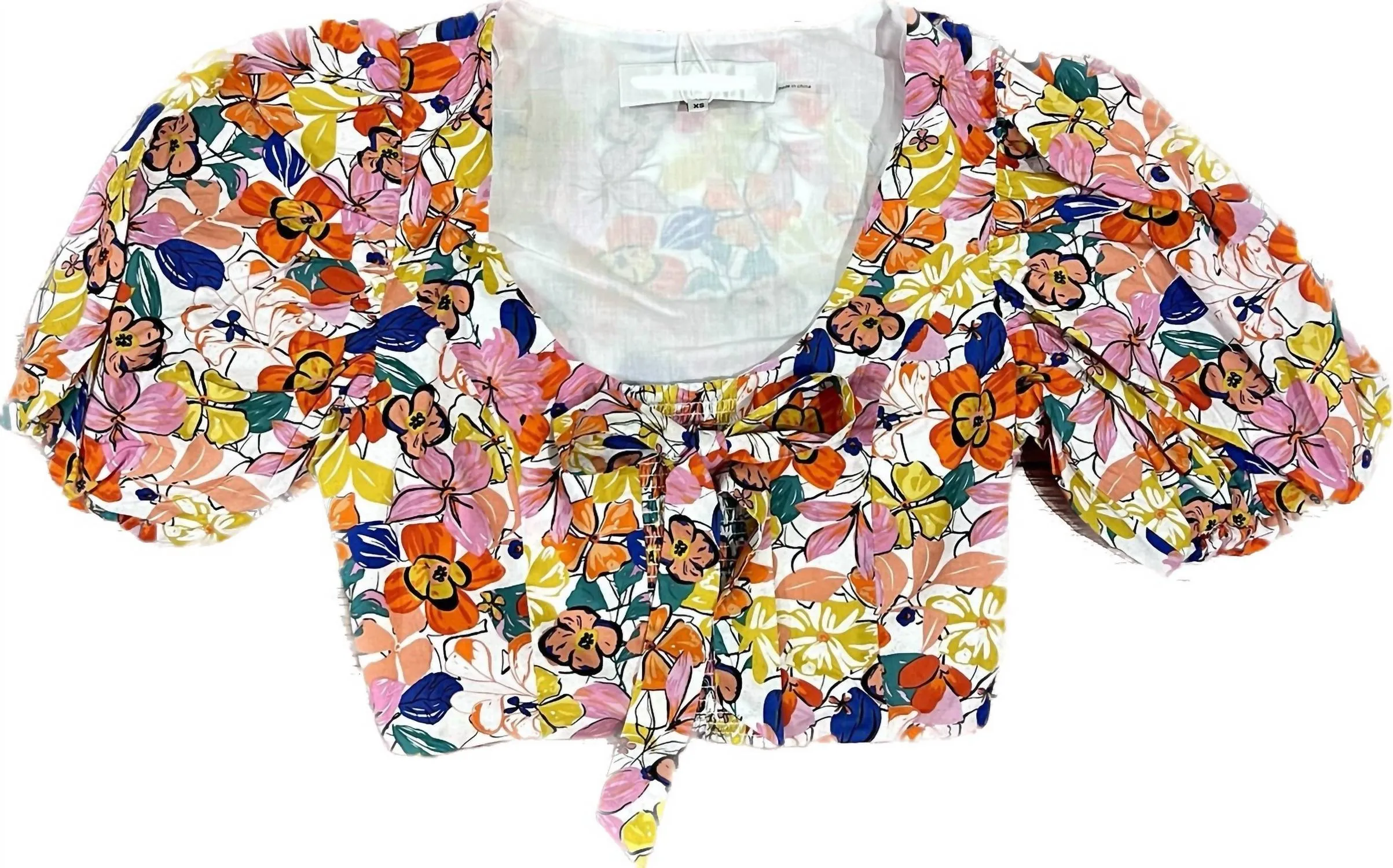 Pocket Of Daisies Top In Multi