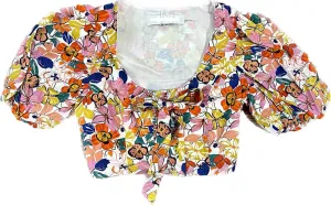 Pocket Of Daisies Top In Multi