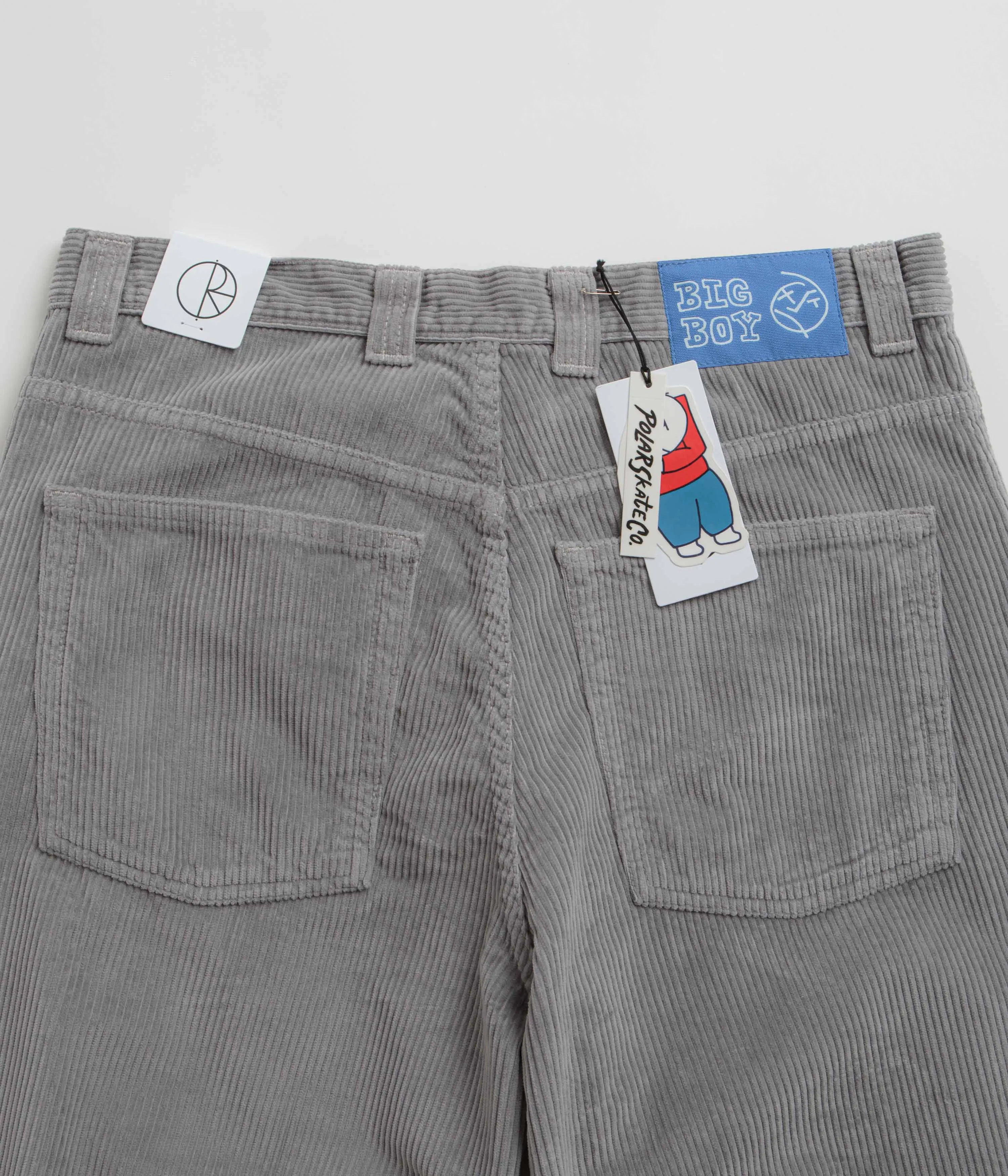 Polar Big Boy Cord Pants - Silver Polar Clothing