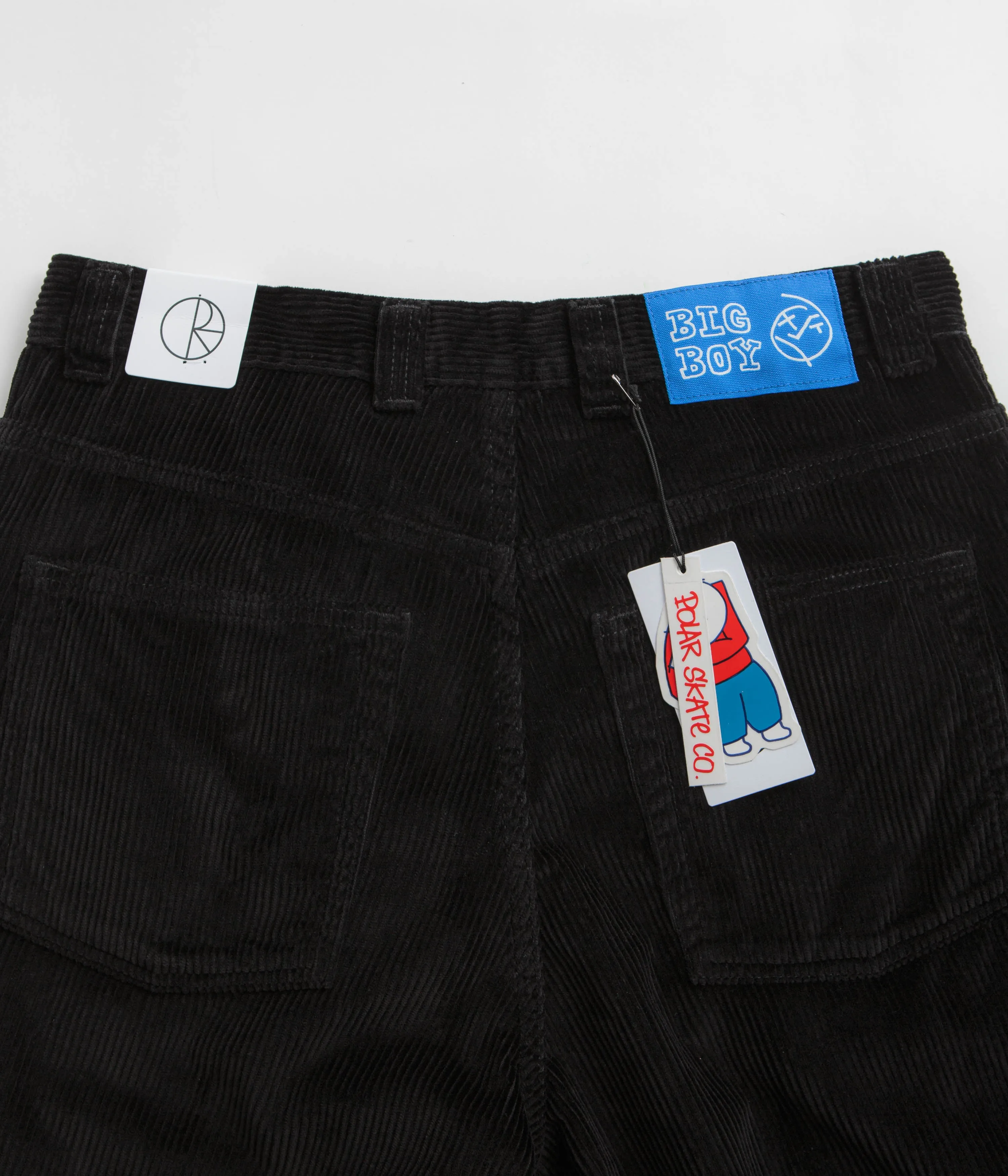 Polar Big Boy Cord Shorts - Black Polar Clothing