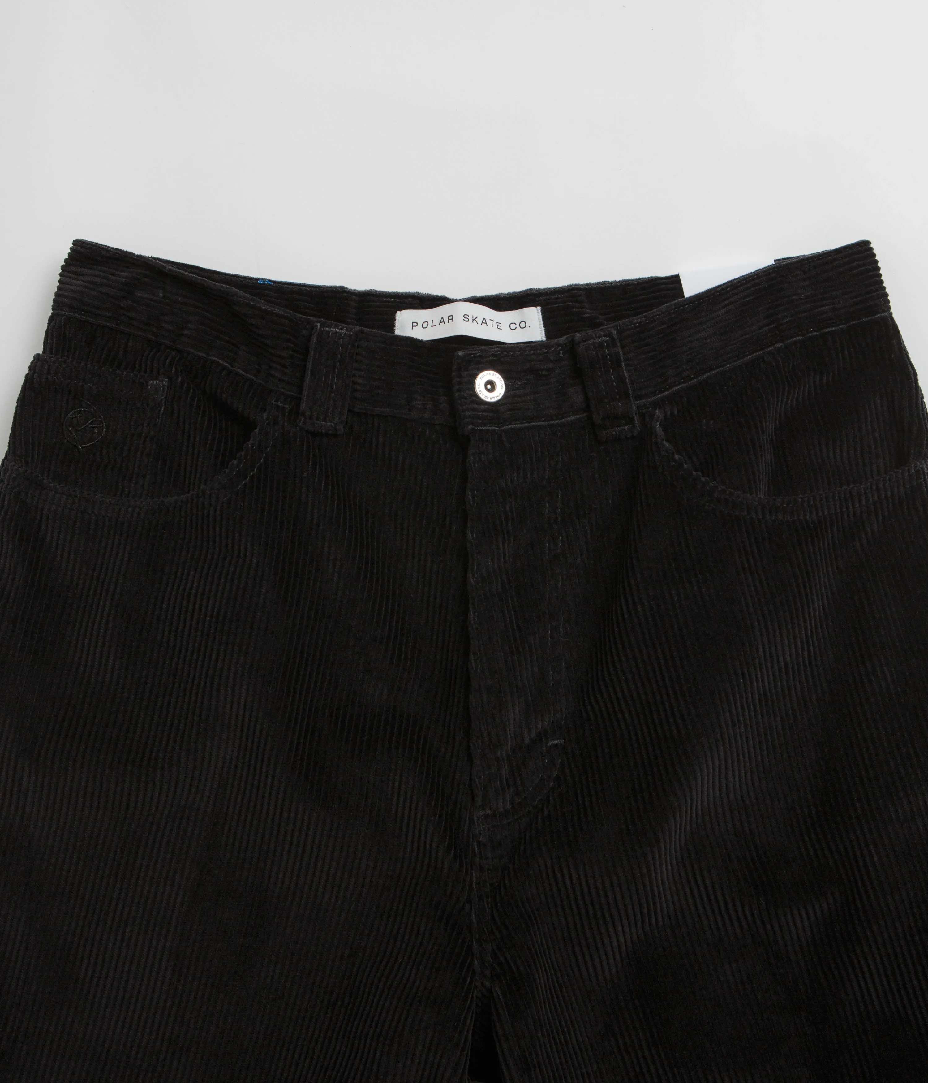 Polar Big Boy Cord Shorts - Black Polar Clothing