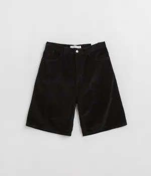 Polar Big Boy Cord Shorts - Black Polar Clothing