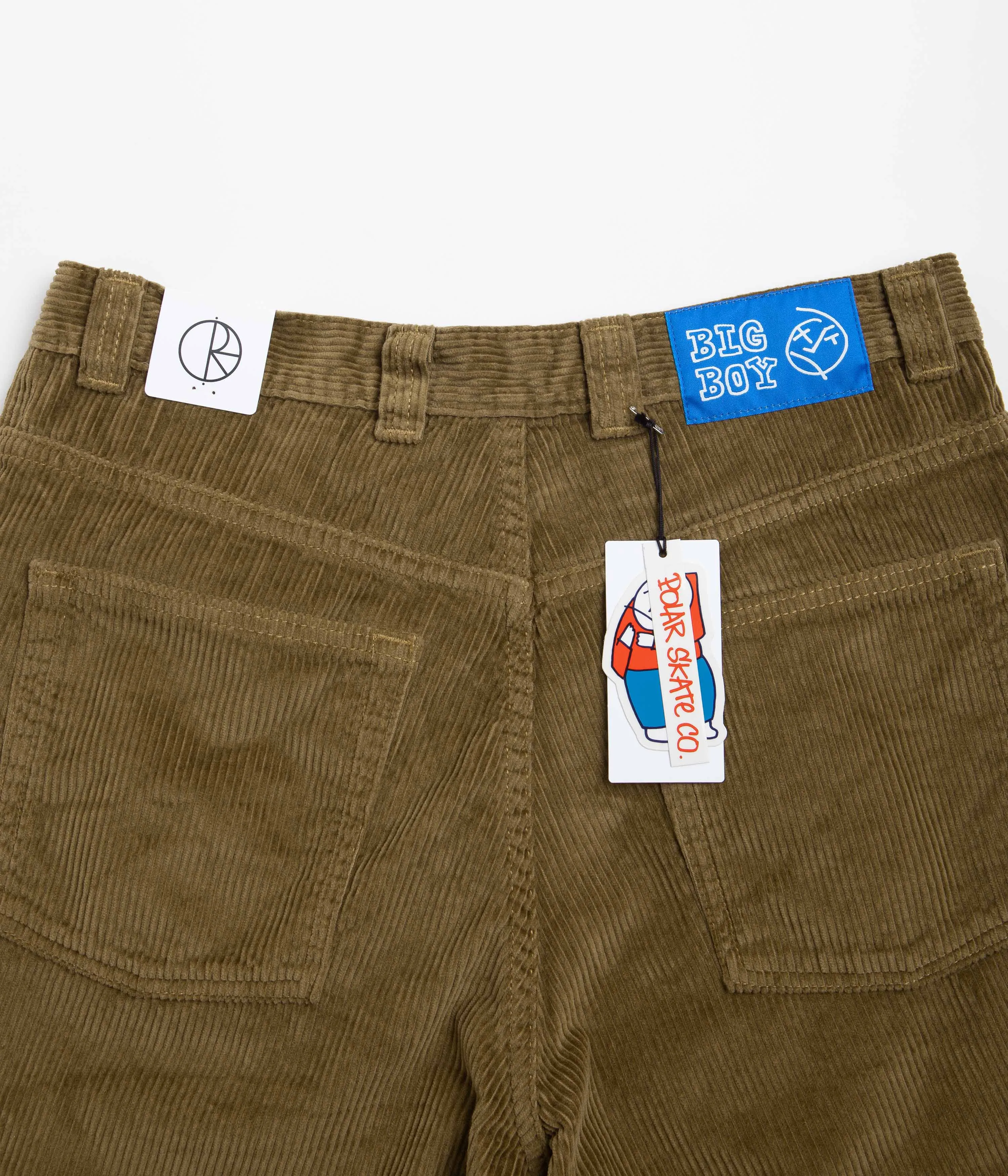 Polar Big Boy Cord Shorts - Brass Polar Clothing