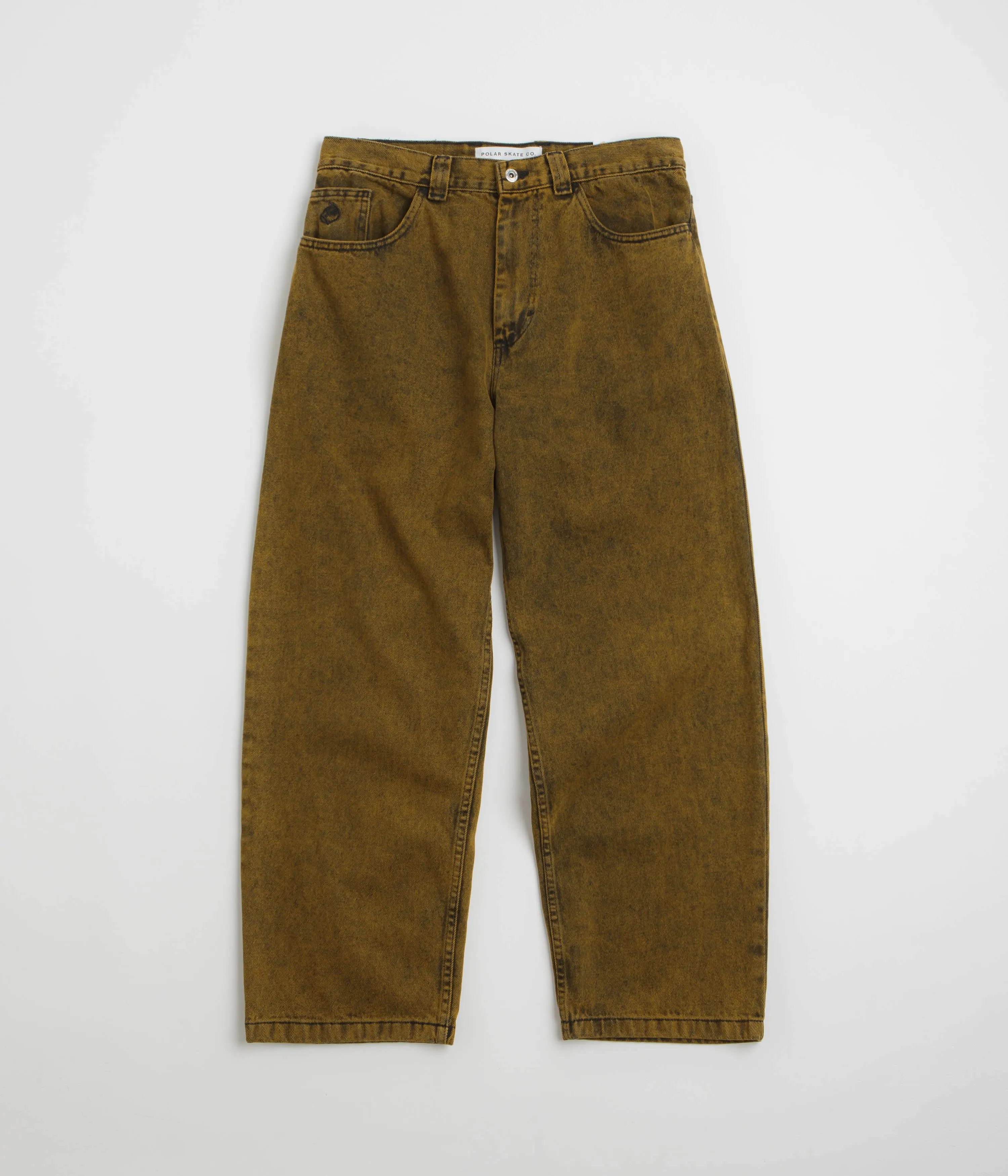 Polar Big Boy Jeans - Yellow Black / Black Polar Clothing