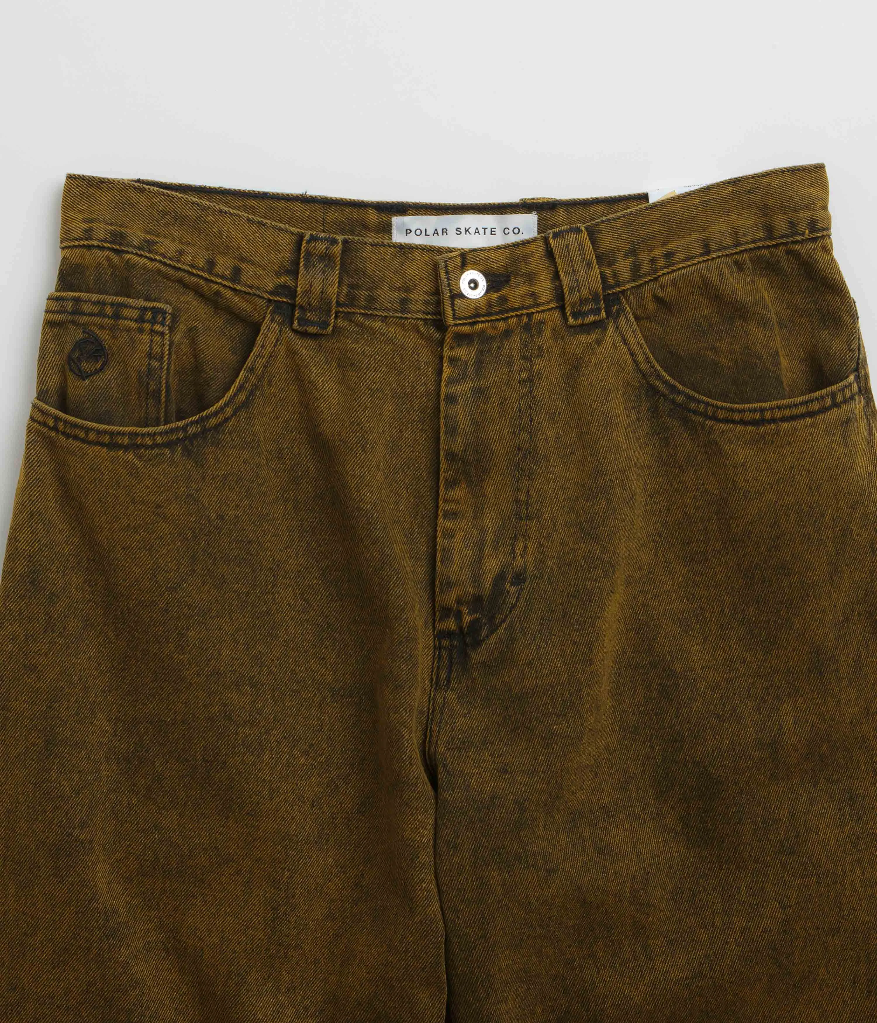 Polar Big Boy Jeans - Yellow Black / Black Polar Clothing