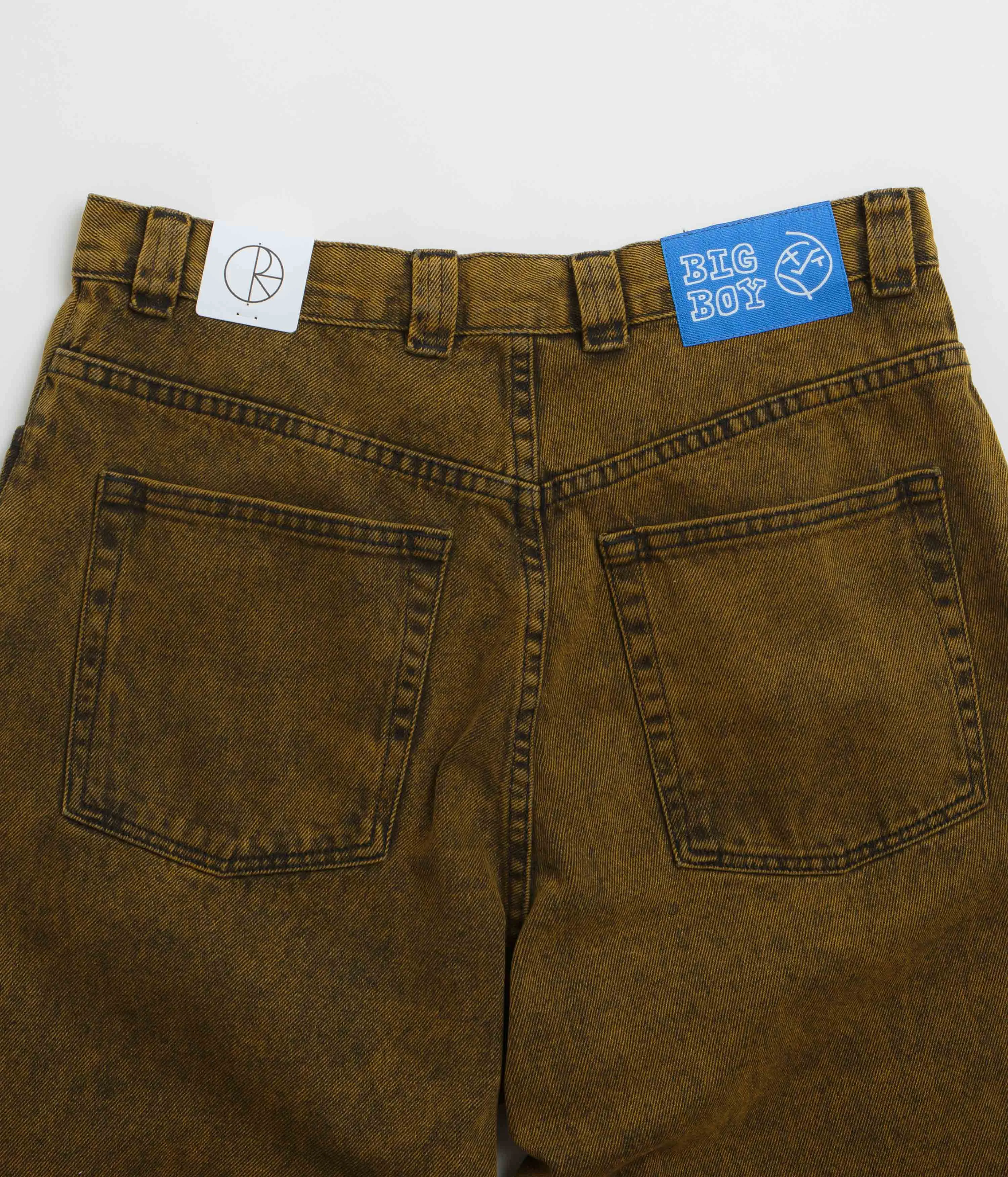 Polar Big Boy Jeans - Yellow Black / Black Polar Clothing