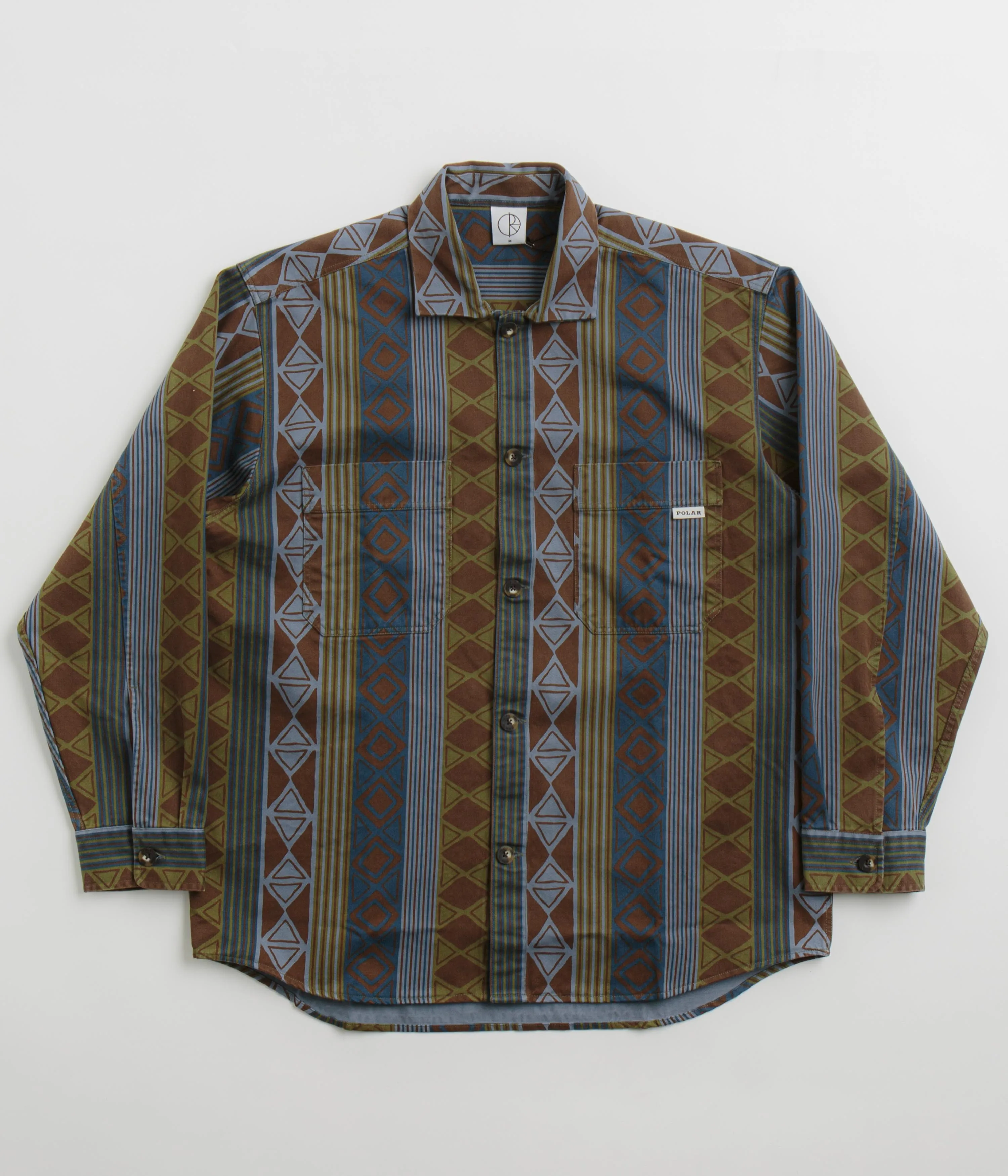 Polar Big Boy Overshirt - Blue Green Mix Polar Clothing