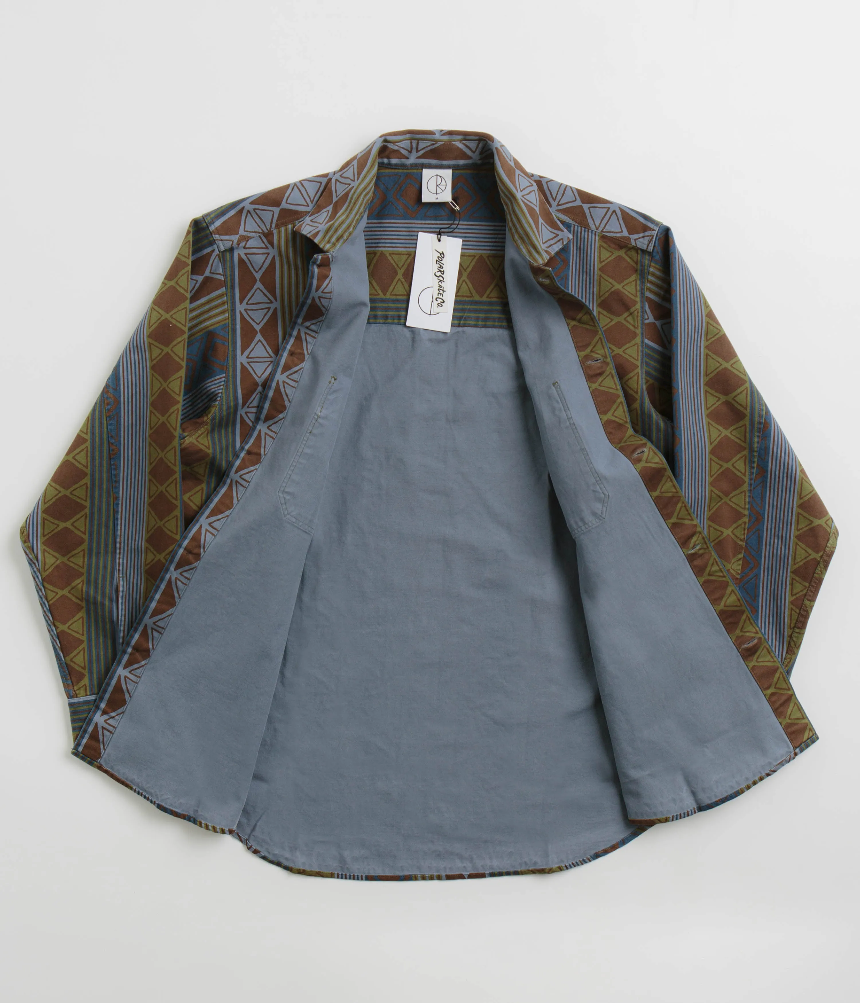 Polar Big Boy Overshirt - Blue Green Mix Polar Clothing