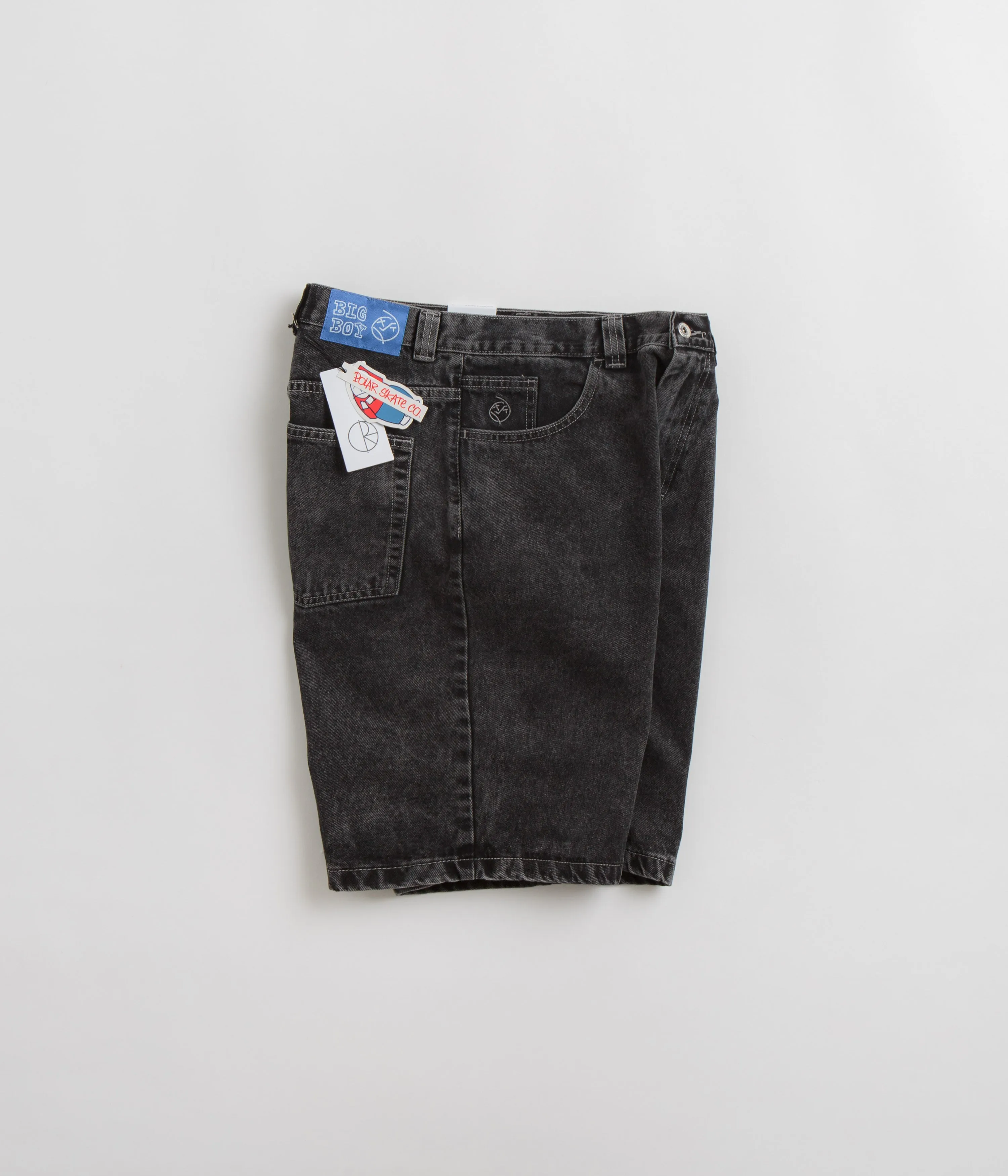 Polar Big Boy Shorts - Silver Black Polar Clothing