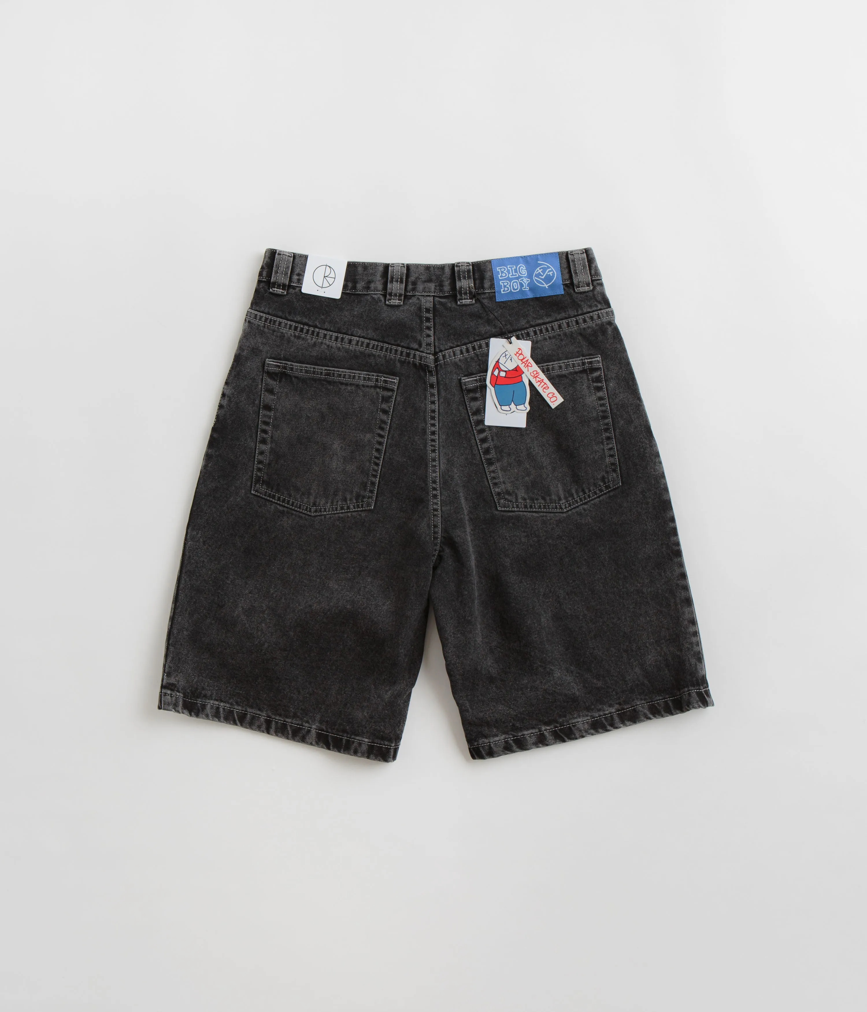 Polar Big Boy Shorts - Silver Black Polar Clothing