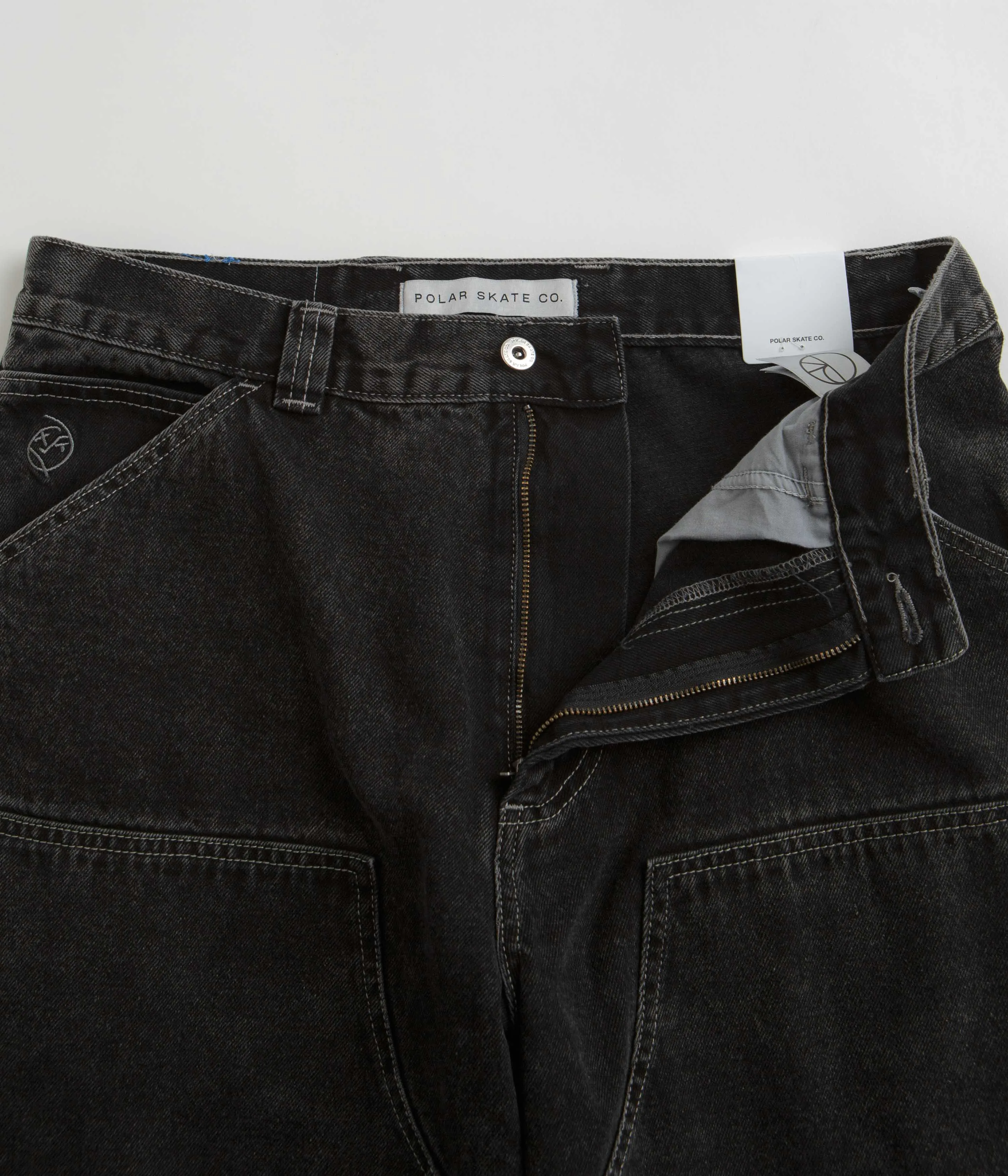 Polar Big Boy Work Pants - Silver Black Polar Clothing