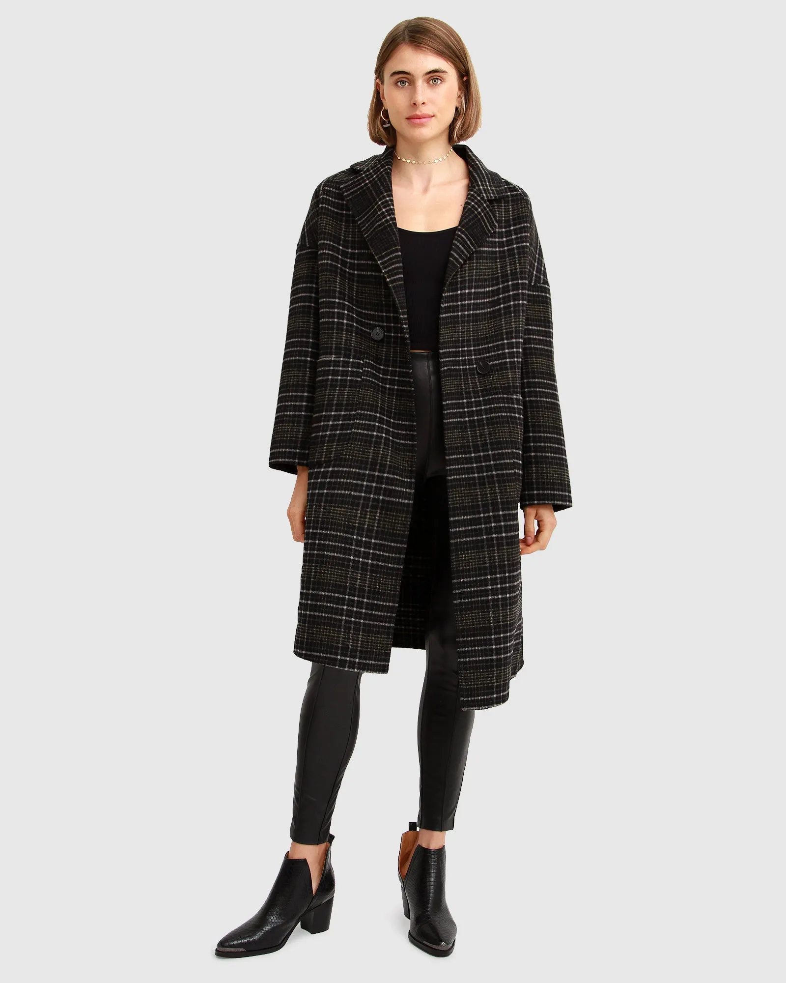 Publisher Double-Breasted Wool Blend Coat
