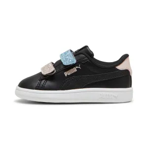 PUMA Toddler Girls' Smash 3.0 L Glitter V Sneakers