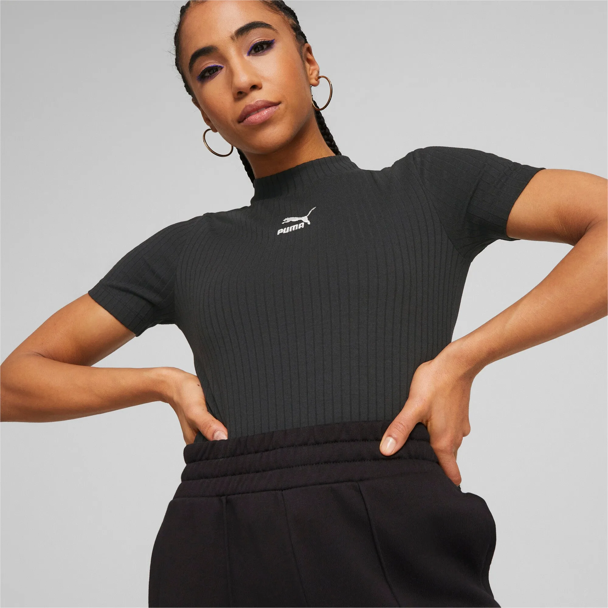 PUMA Women's Classics Ribbed Bodysuit