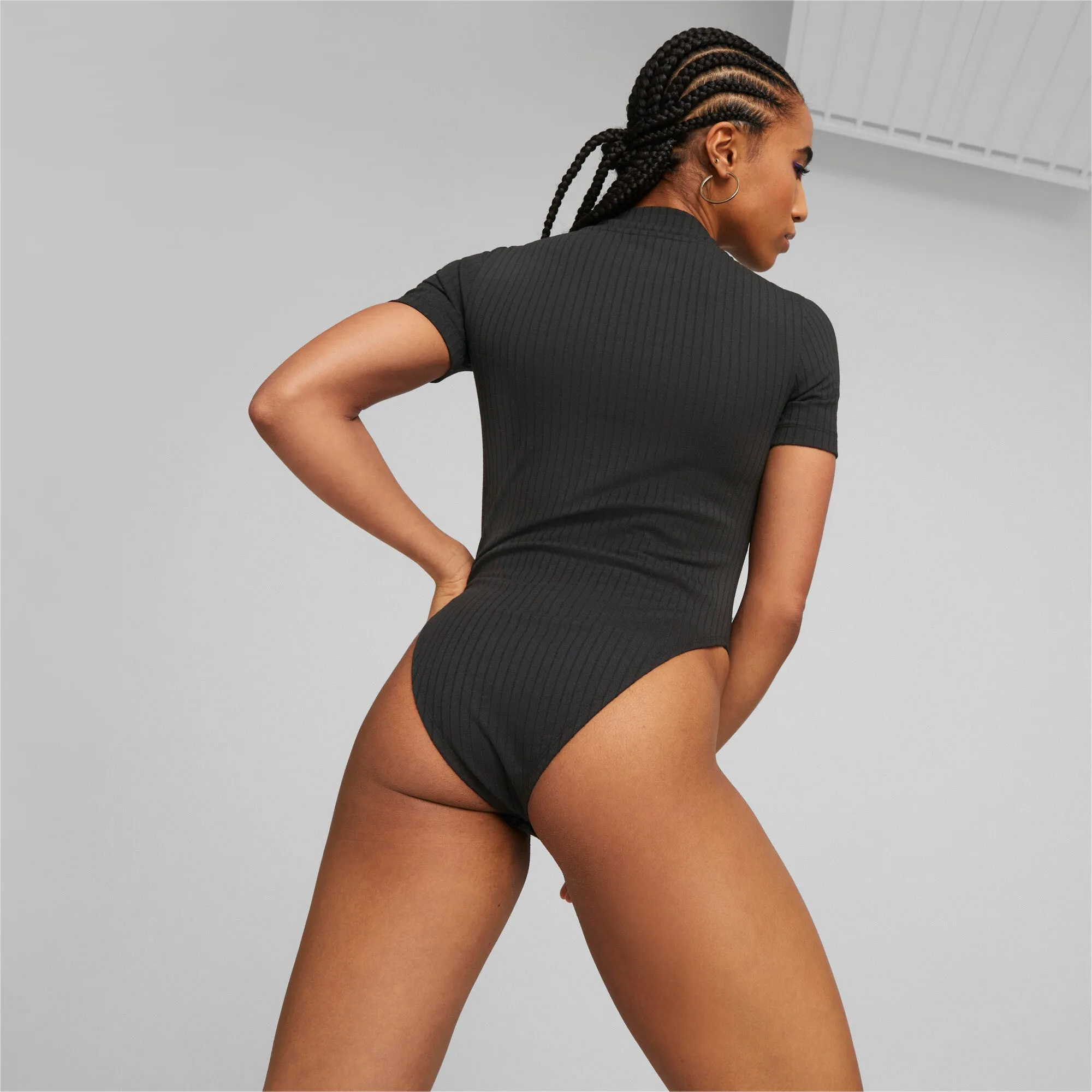 PUMA Women's Classics Ribbed Bodysuit