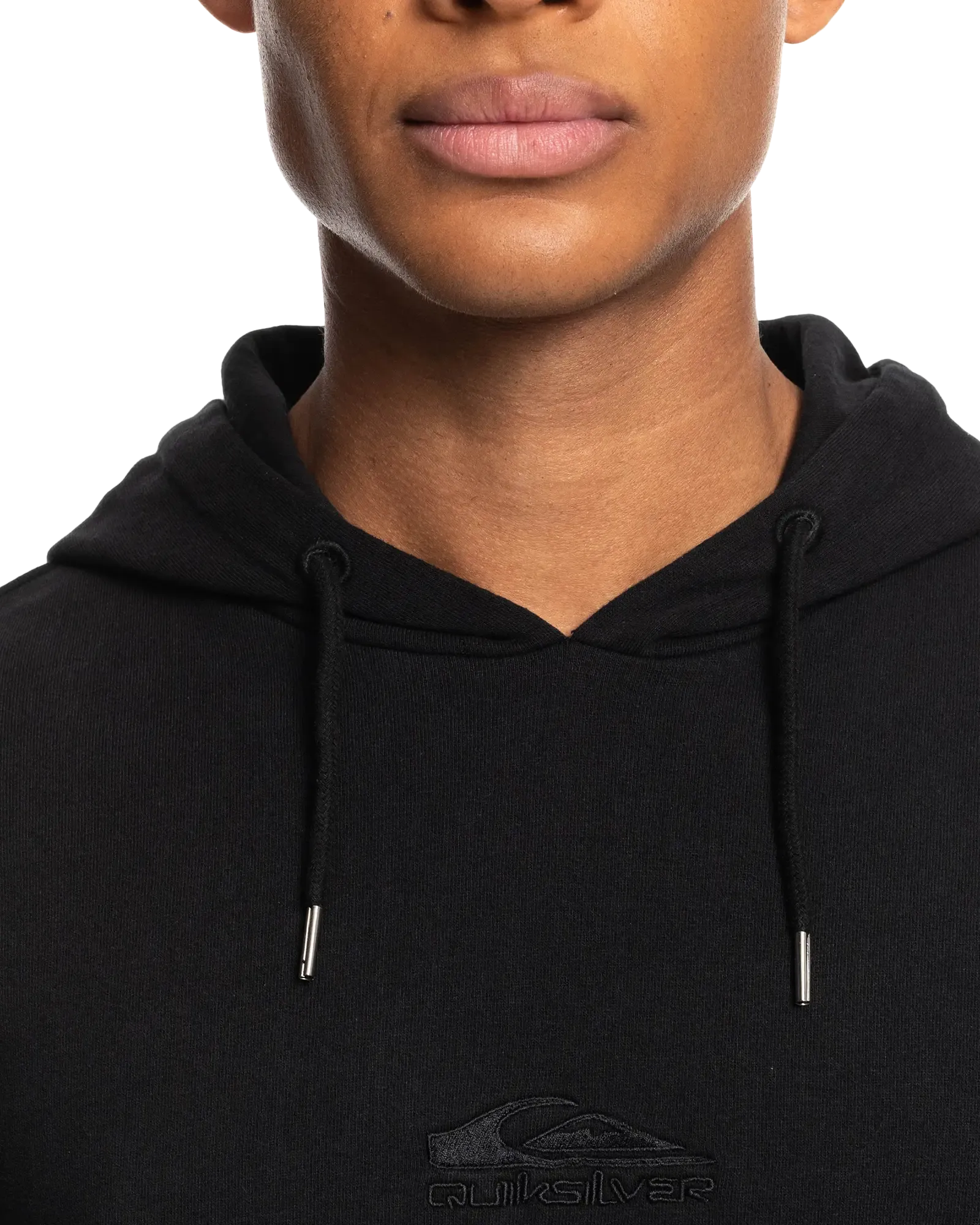 Quiksilver Clothing Stranger Things Checker Arch Surfer Boy Hoodie in Black