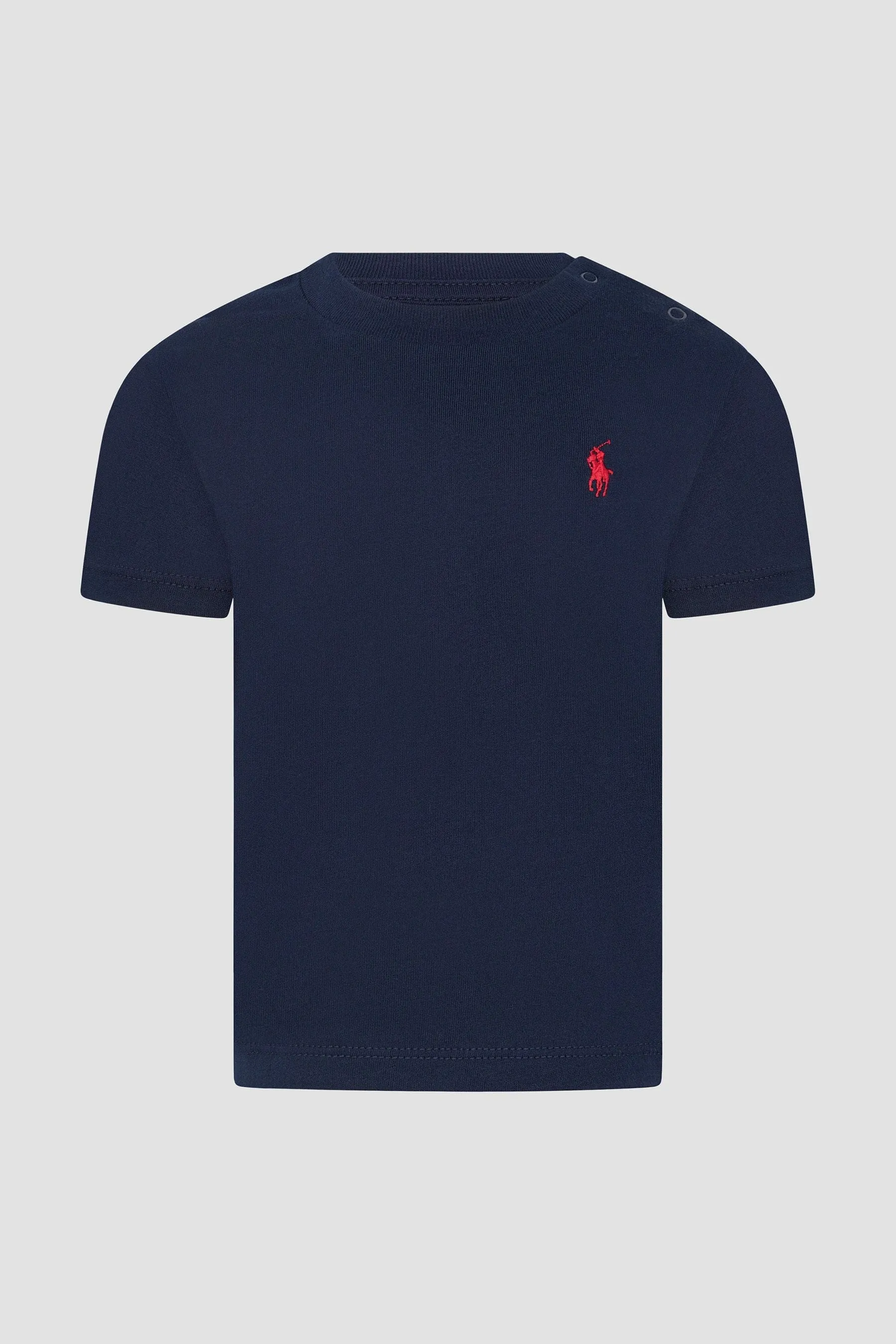 Ralph Lauren Baby Boys Logo T-Shirt in Navy