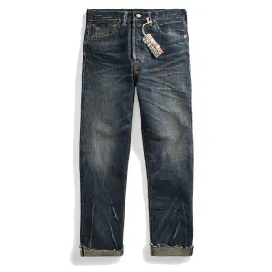 RRL by Ralph Lauren Womens Boy Fit Straight Jeans Danni Wash