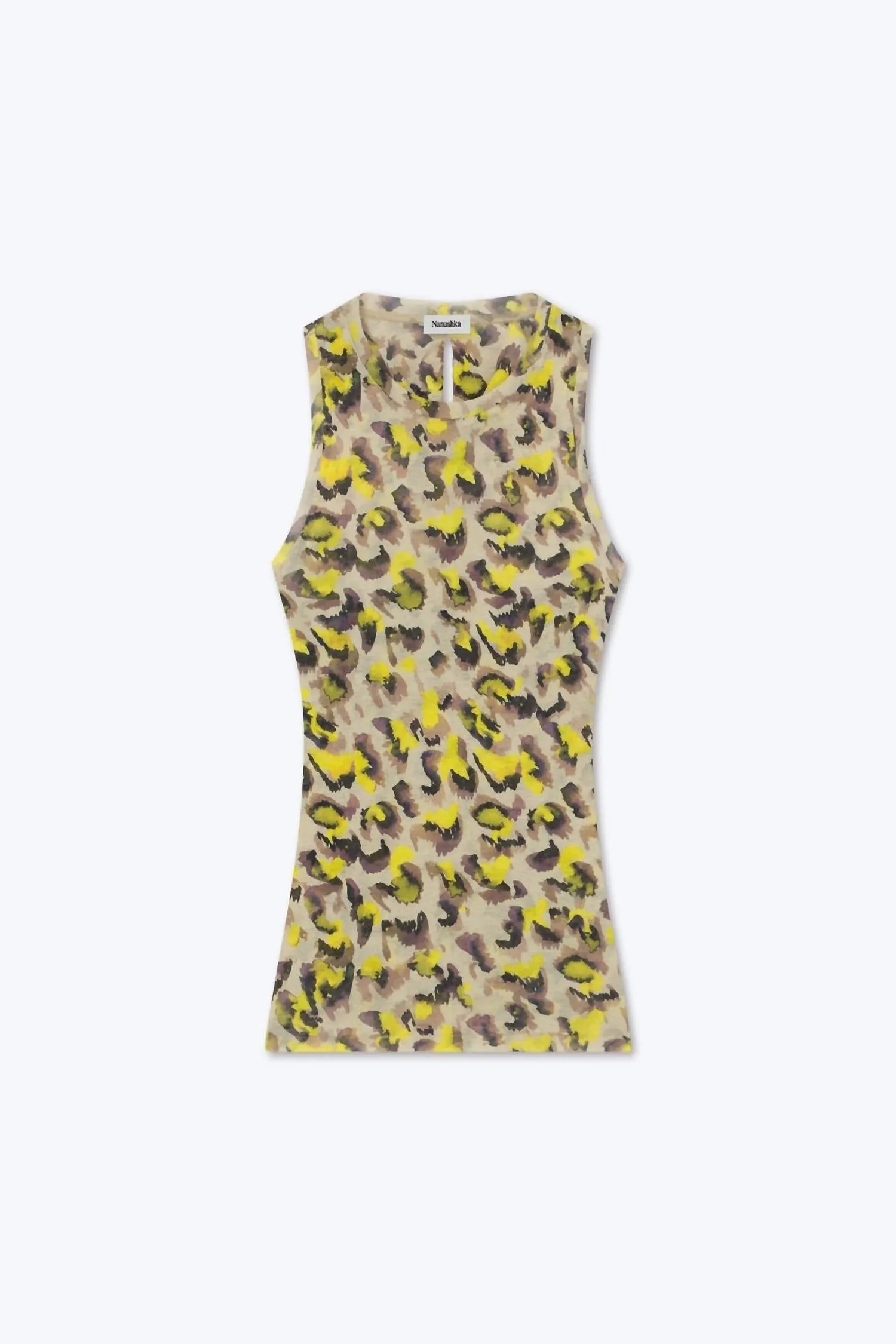 Safea Top In Watercolor Leopard