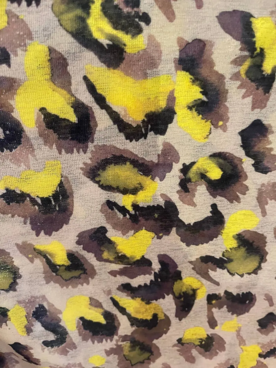 Safea Top In Watercolor Leopard