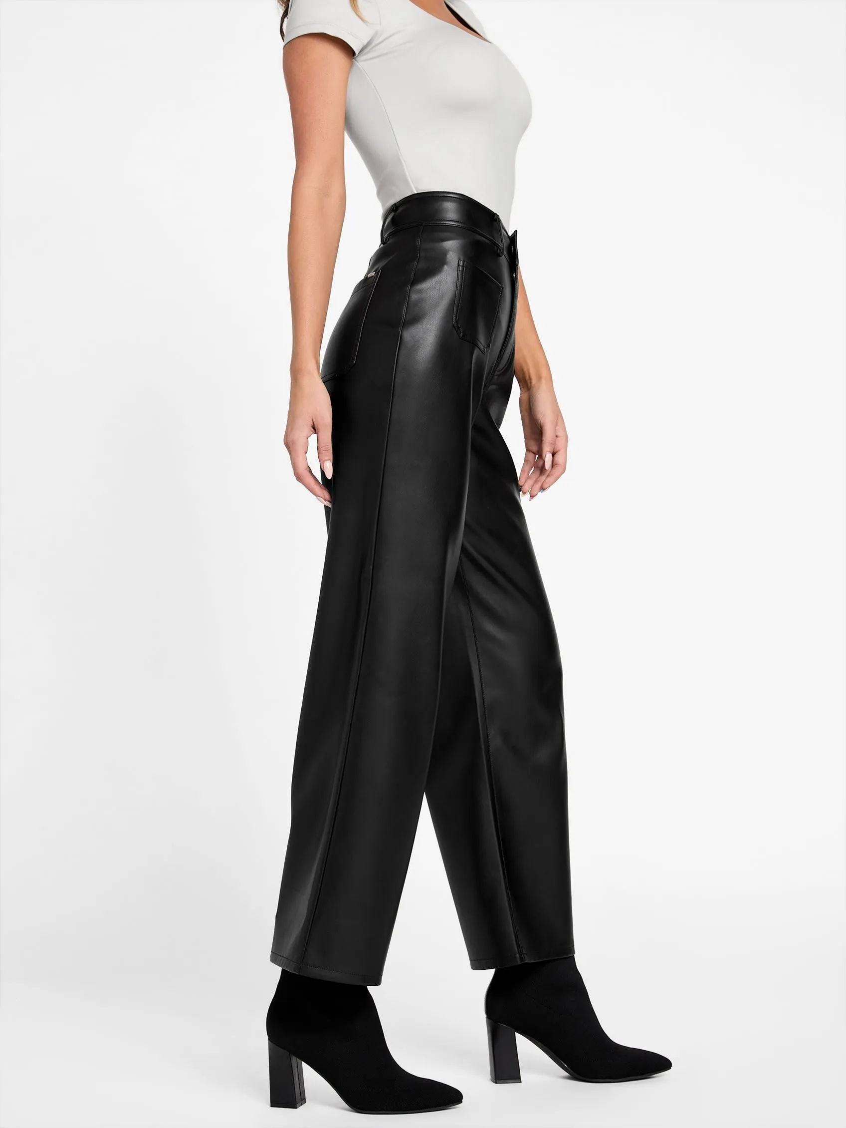 Sandrine Faux-Leather Pant