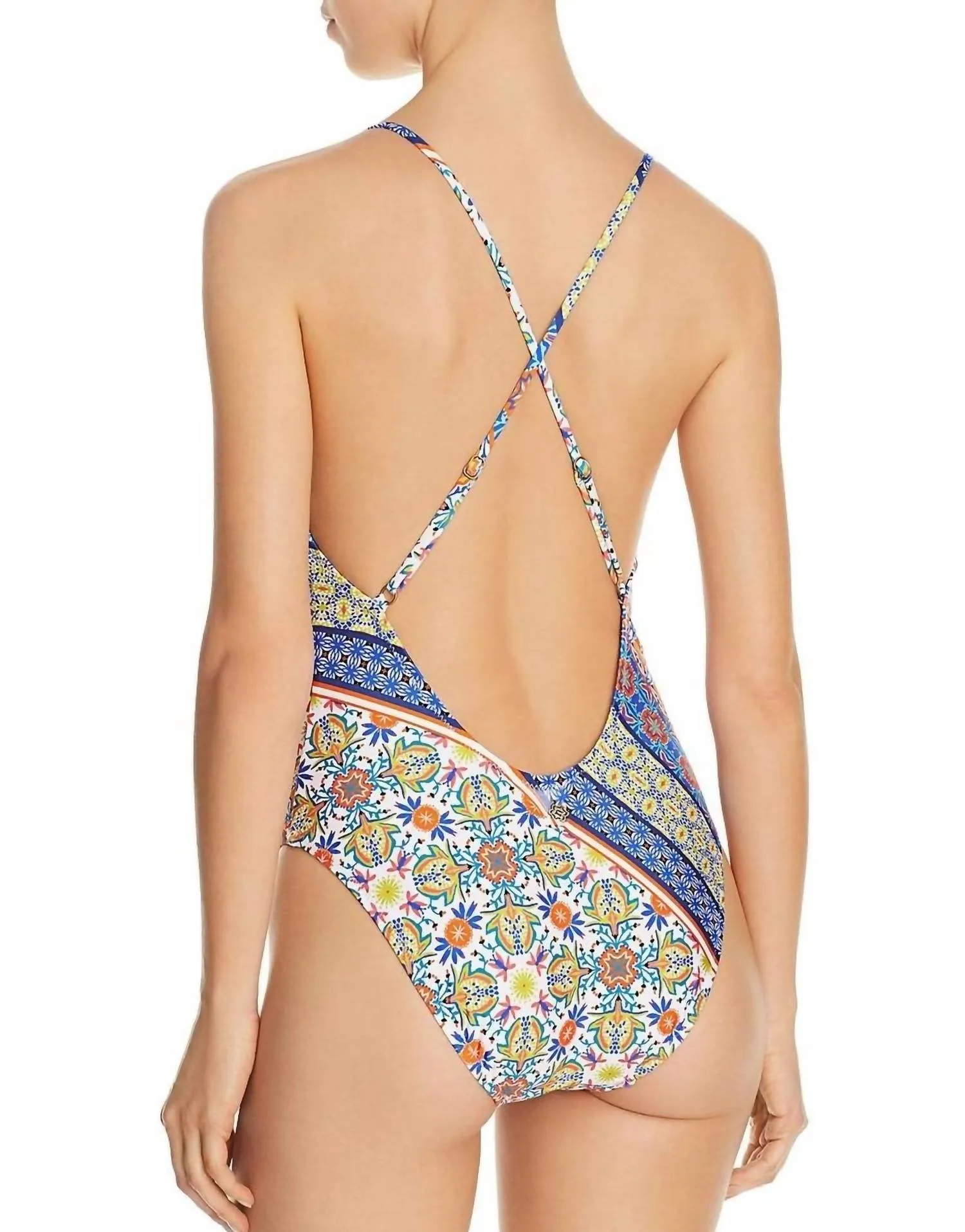 Scarf Patchwork Goddess One Piece In Multi