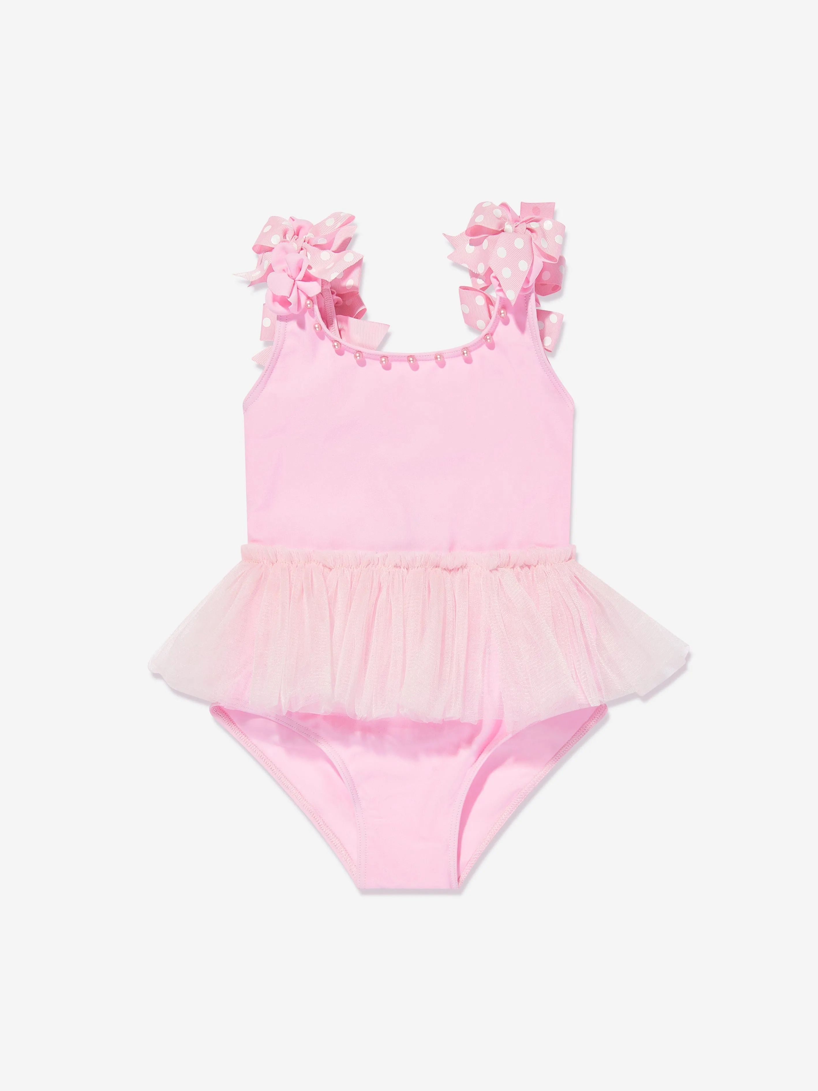 Selini Action Girls Tutu Swimsuit in Pink