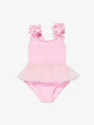 Selini Action Girls Tutu Swimsuit in Pink