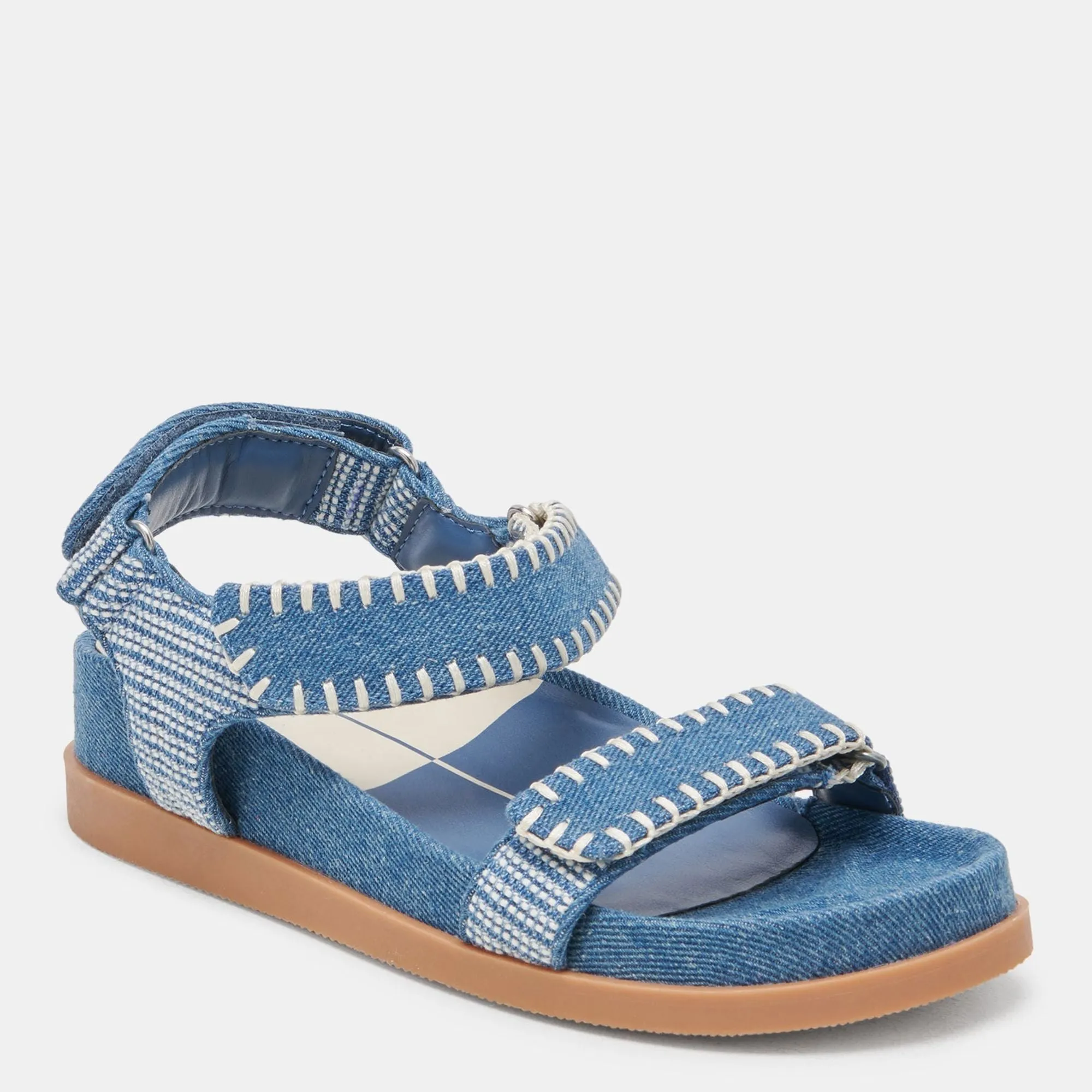 Senora Sandals Blue Multi Denim