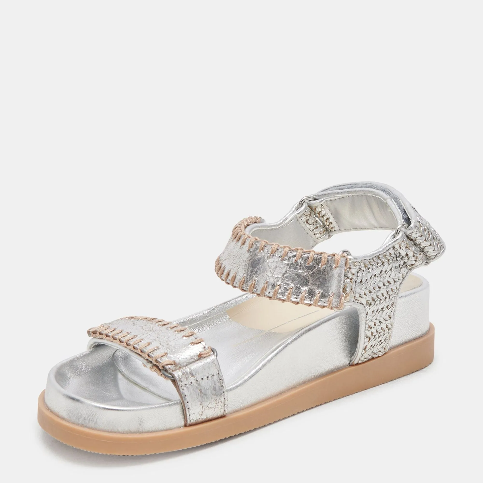 Senora Sandals Silver Knit