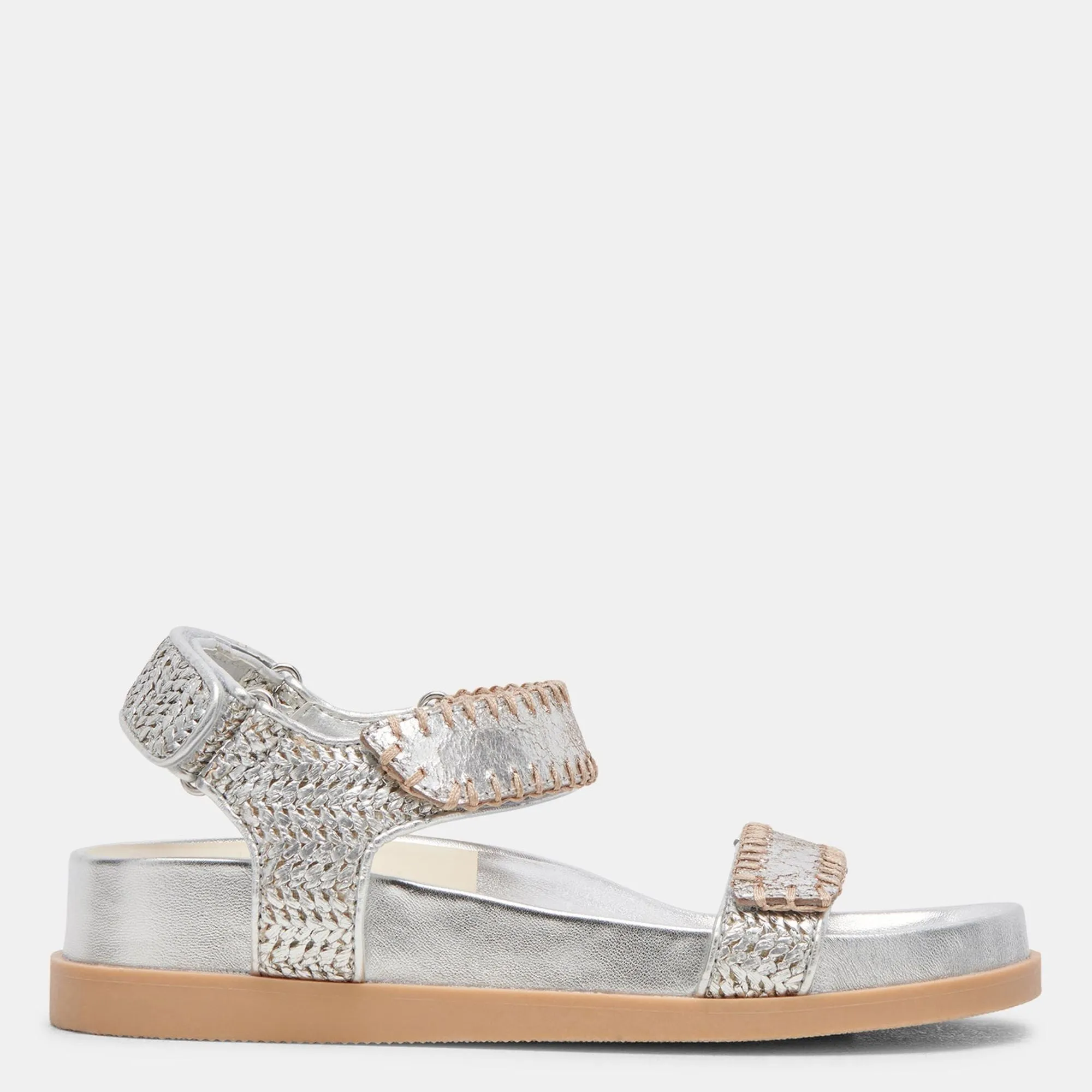 Senora Sandals Silver Knit