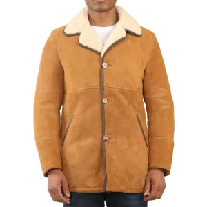 Shearling Sheepskin Car Coat