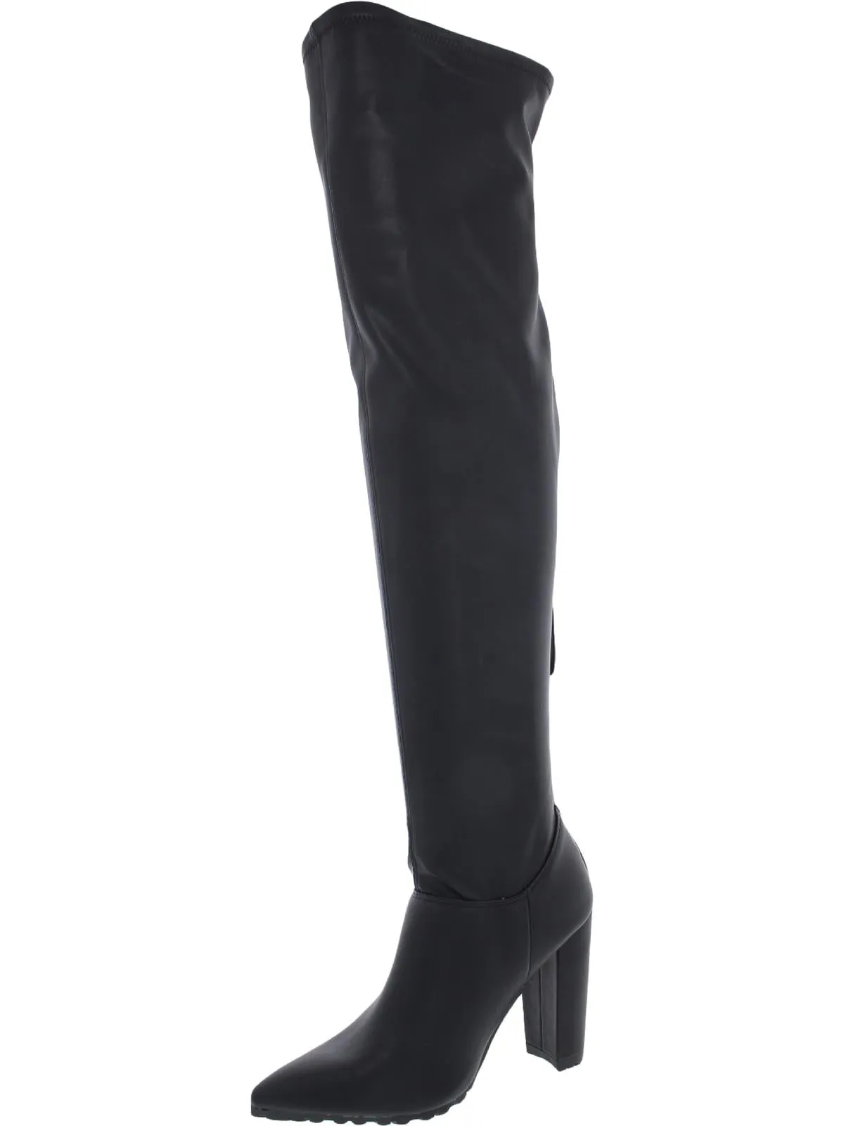 Signaal  Womens Faux Leather Tall Over-The-Knee Boots