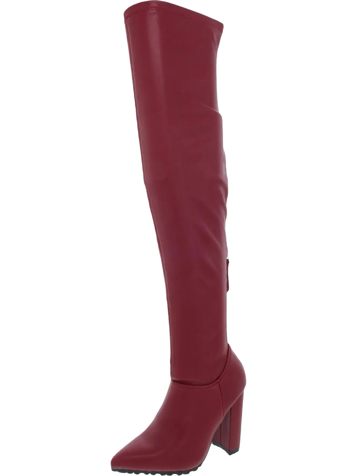 Signaal  Womens Faux Leather Tall Over-The-Knee Boots