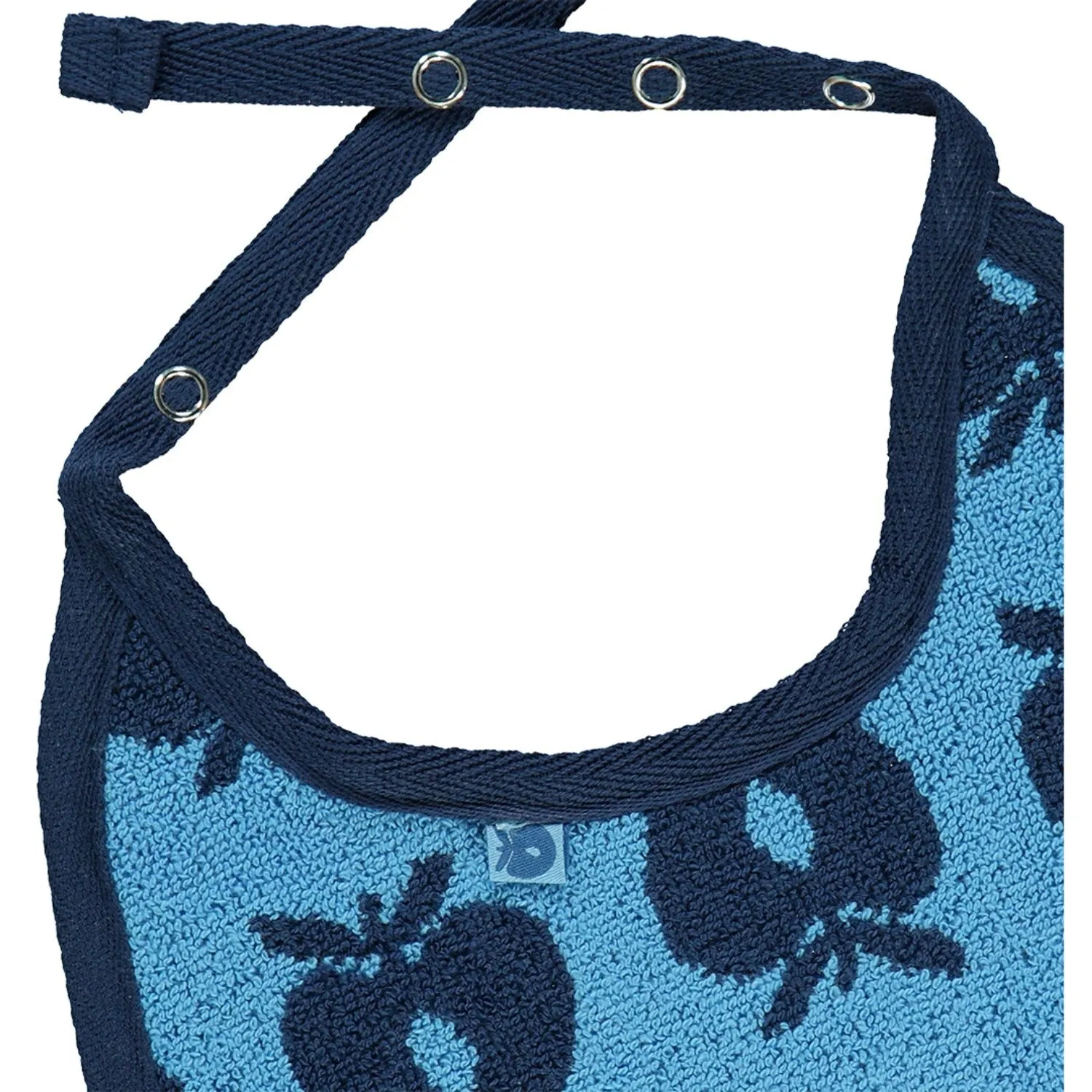 Småfolk Blue 2 Pak Lille Bib Med Æbler Babykids_Smaafolk