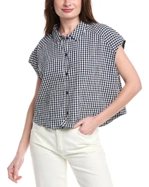 Splendid Gabrielle Gingham Top