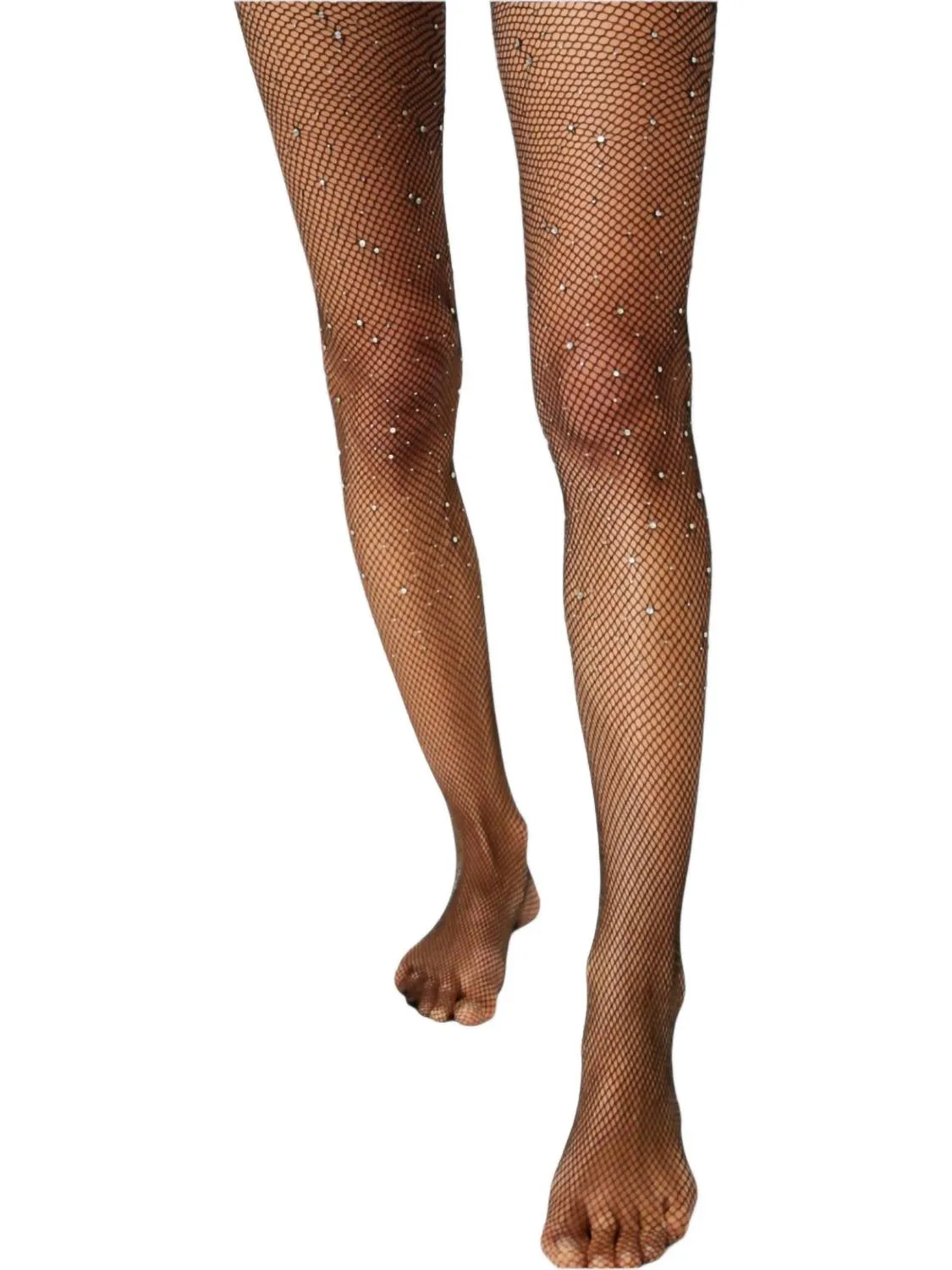 Star Girl Fishnet Tights In Black