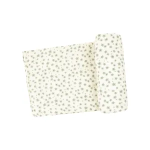 Swaddle Blanket -jadeite Simple Floral Babykids_Angel-Dear