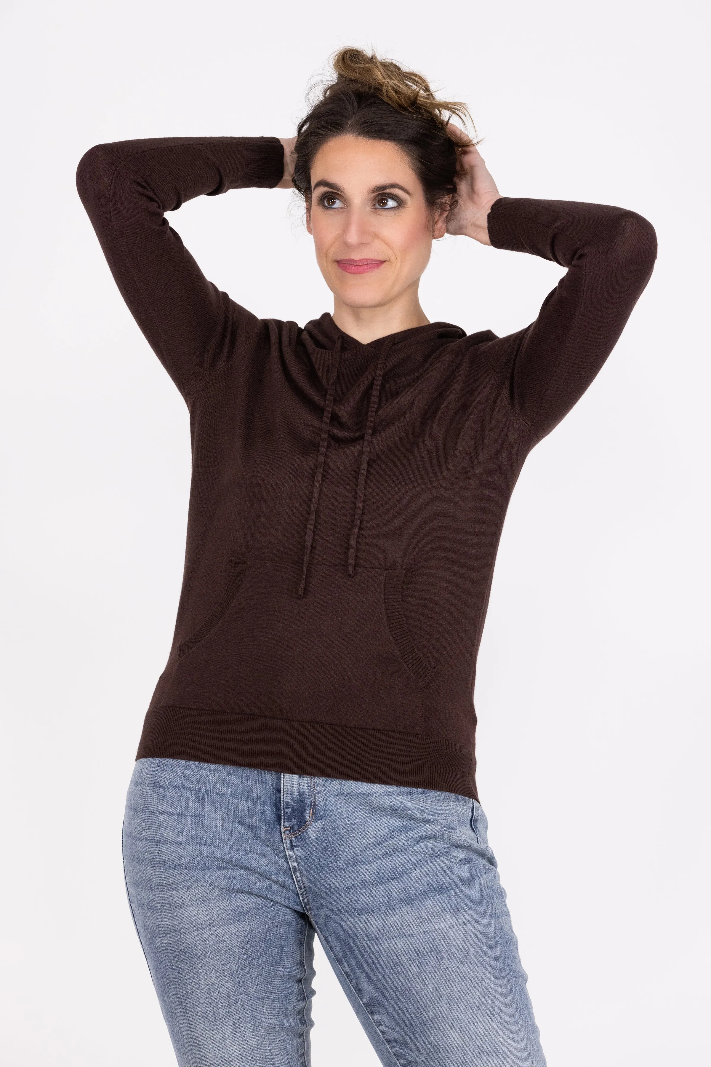 Sweet Girl Women's Casual Drawstring Hoodie Sweater